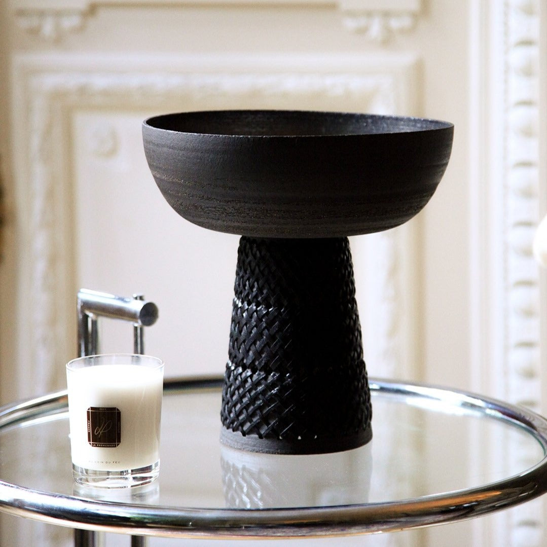 Bougie parfumée La promenade "Au coin du feu" 100% français et écoresponsable.