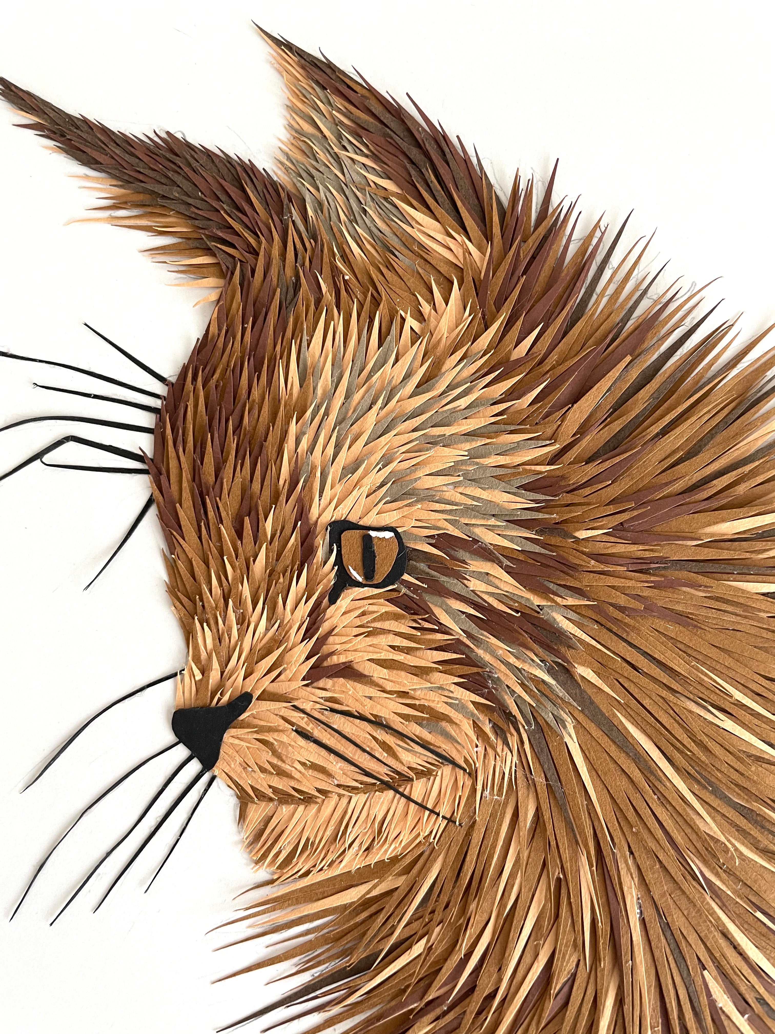 Cadre Portrait de Chat Mélina VASSEREAU, 100% français et écoresponsable HISTOIRES FRANCAISES