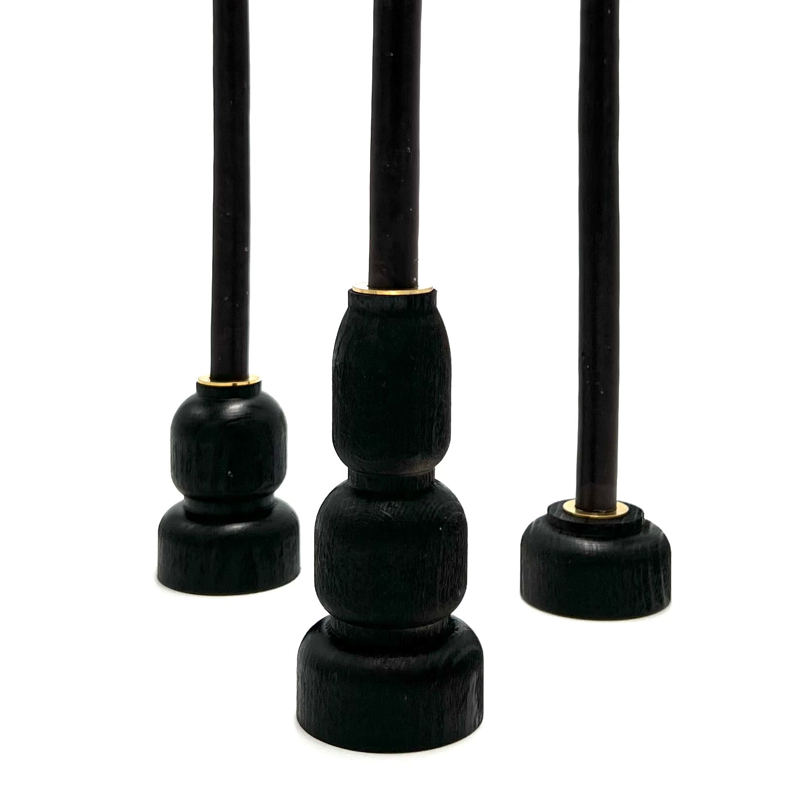 Set de 3 bougeoirs en hêtre, MAISON PECHAVY, made in France et écoresponsable