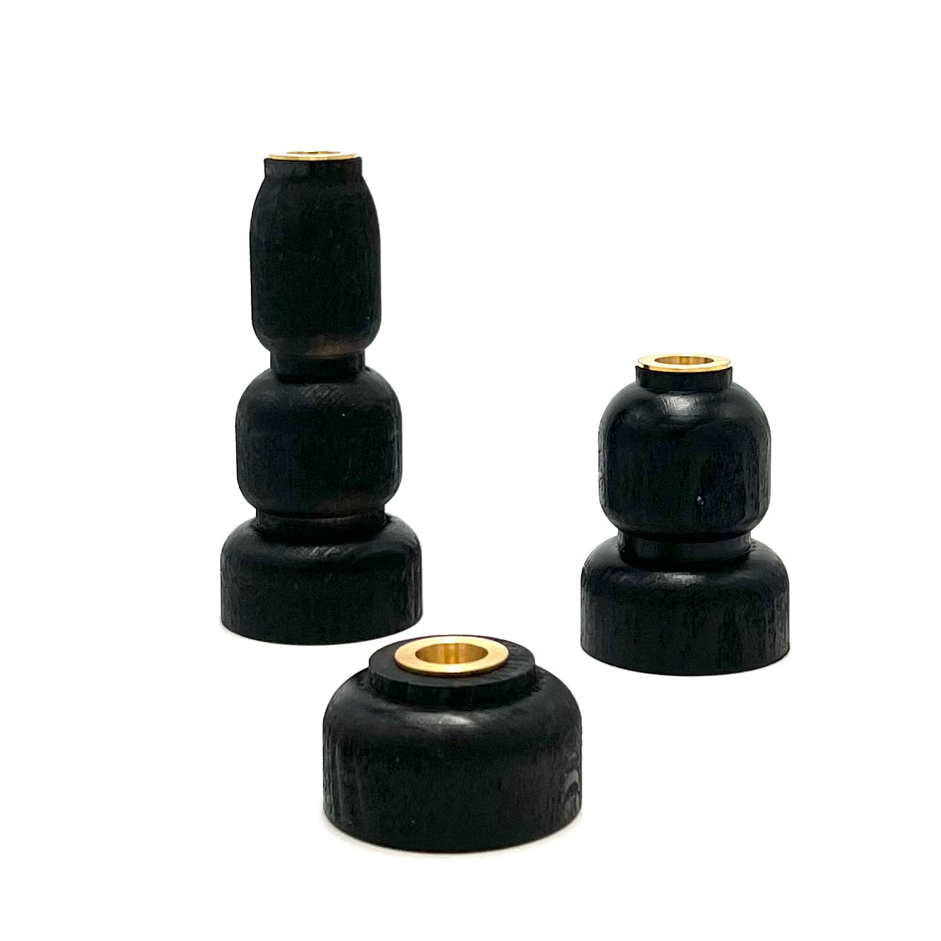 Set de 3 bougeoirs en hêtre, MAISON PECHAVY, made in France et écoresponsable