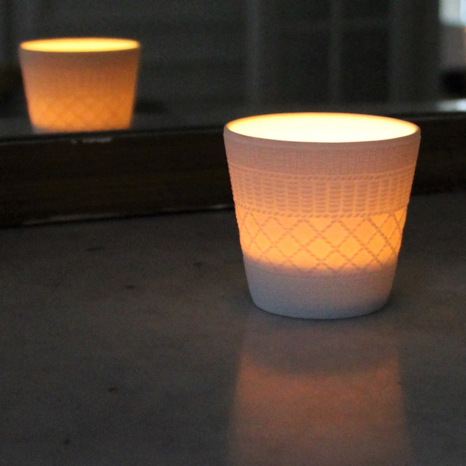Set of 3 candle holders