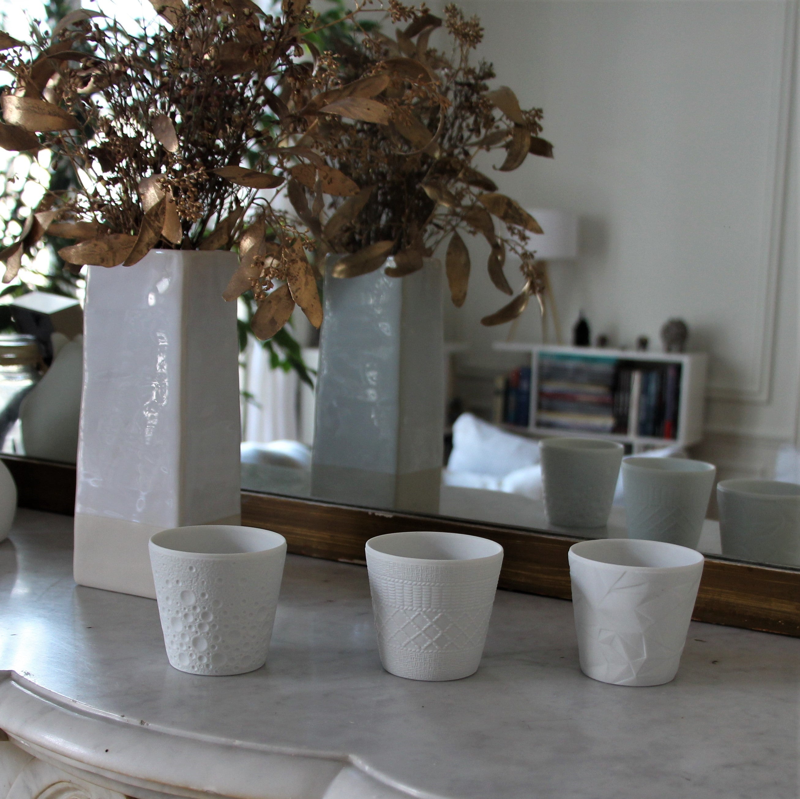 Set of 3 candle holders