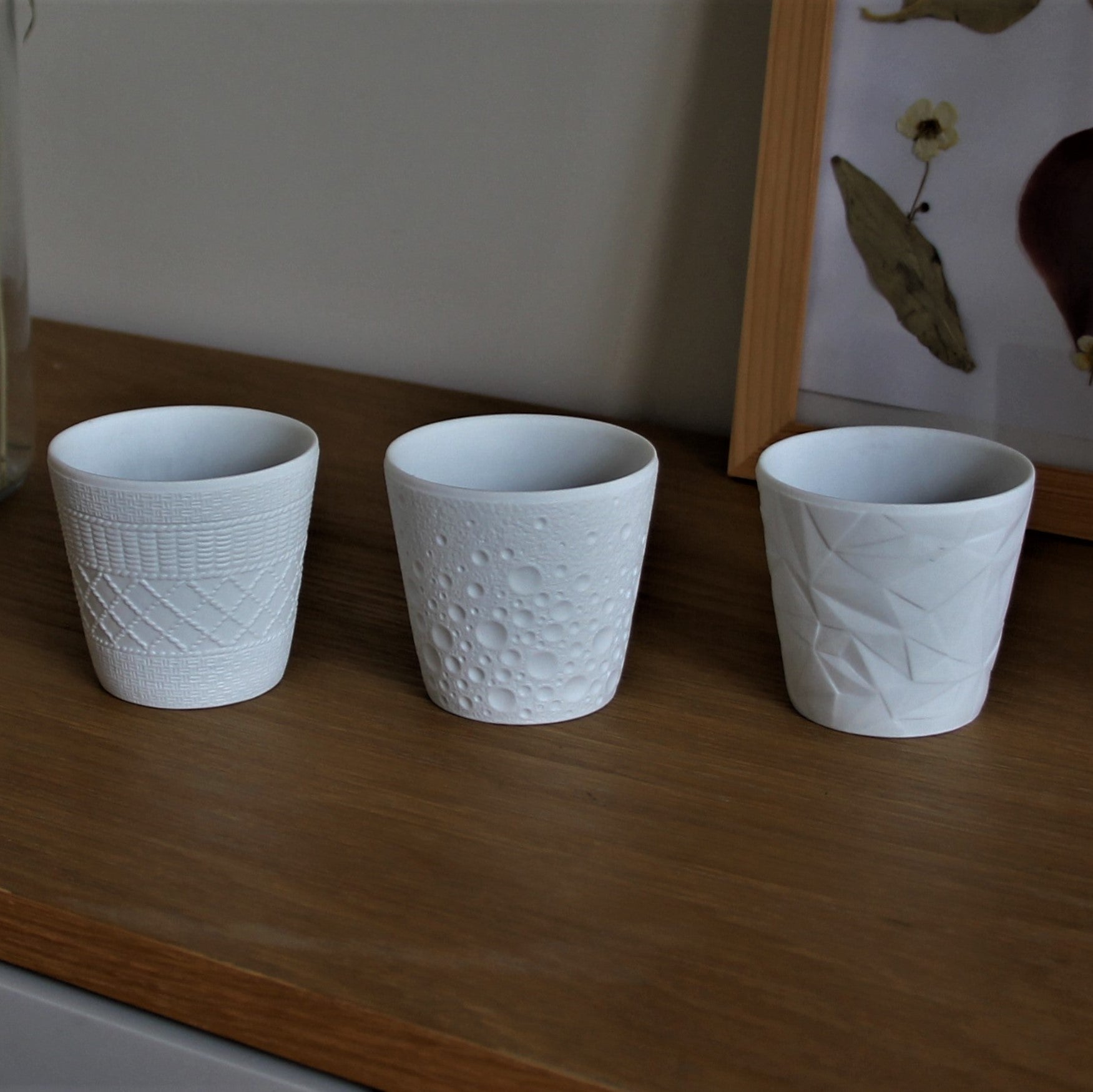Set of 3 candle holders