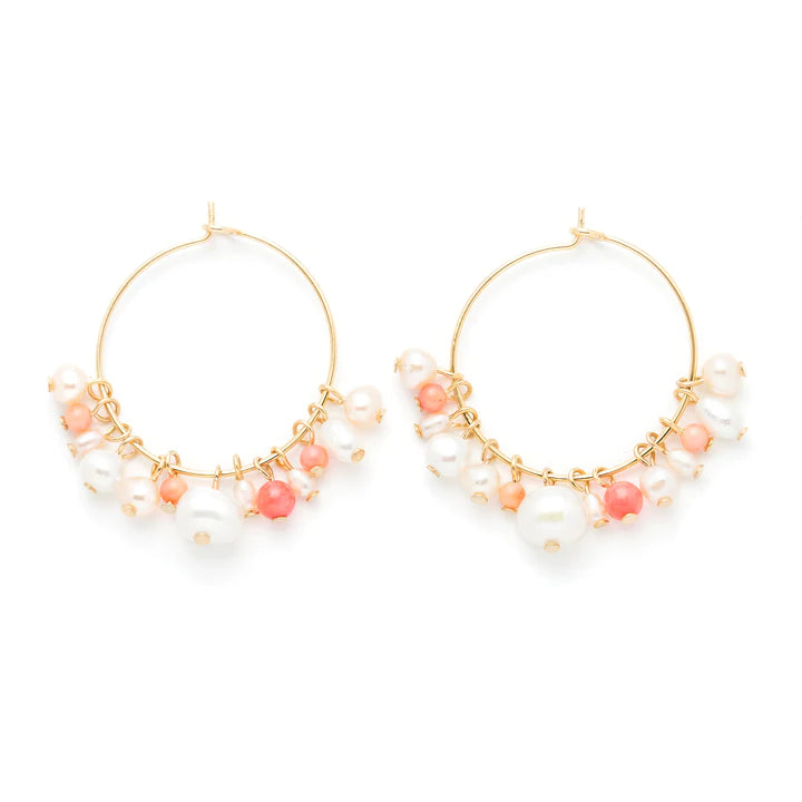 Boucles d'oreilles Créoles Pampilles Made in France