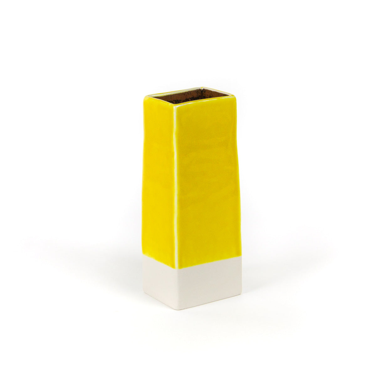 Vase Karo S citron JARS CERAMISTES, 100% français et écoresponsables HISTOIRES FRANCAISES