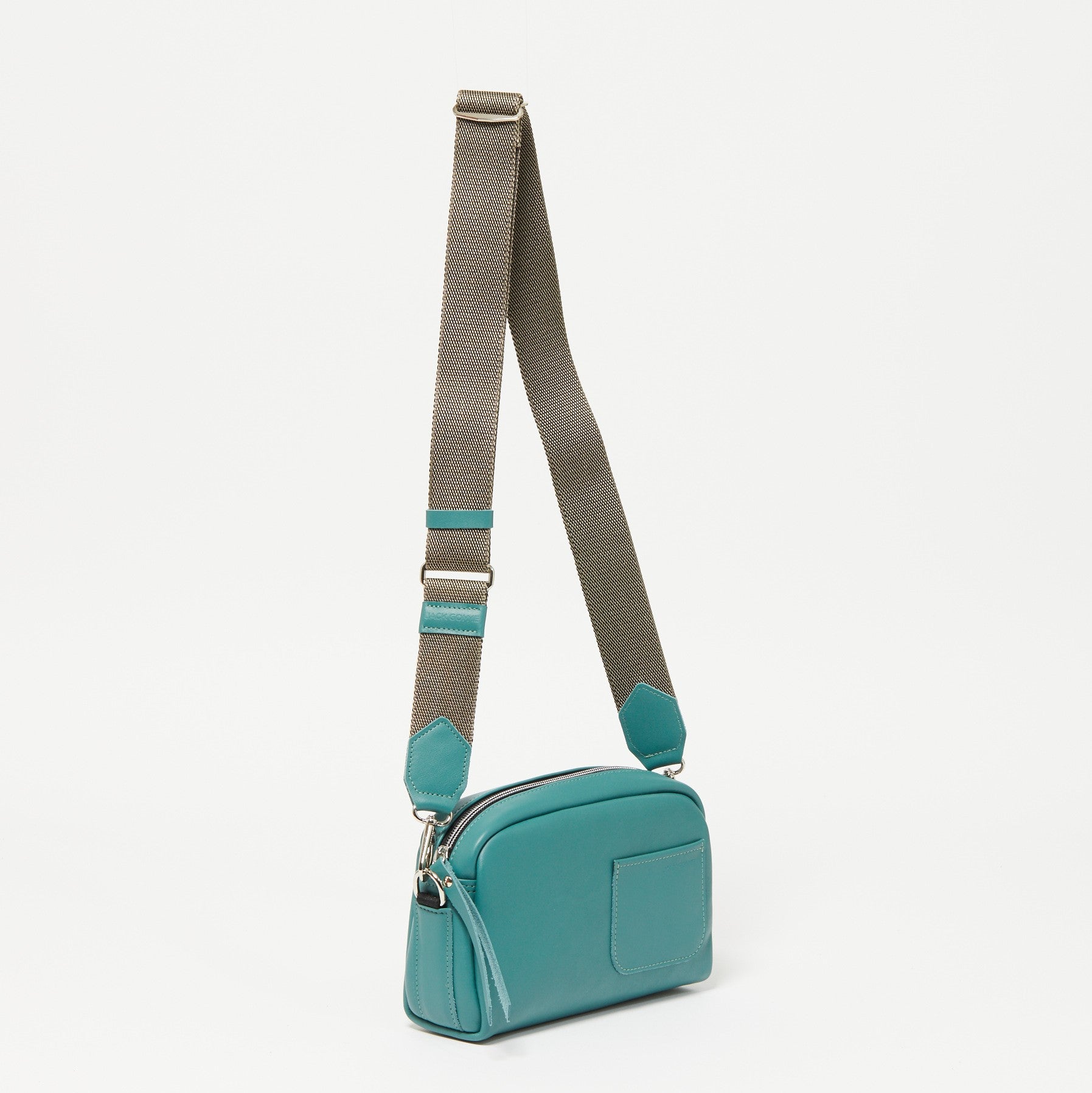 Sac besace Rita en cuir de veau nappa, JACK GOMME, made in France