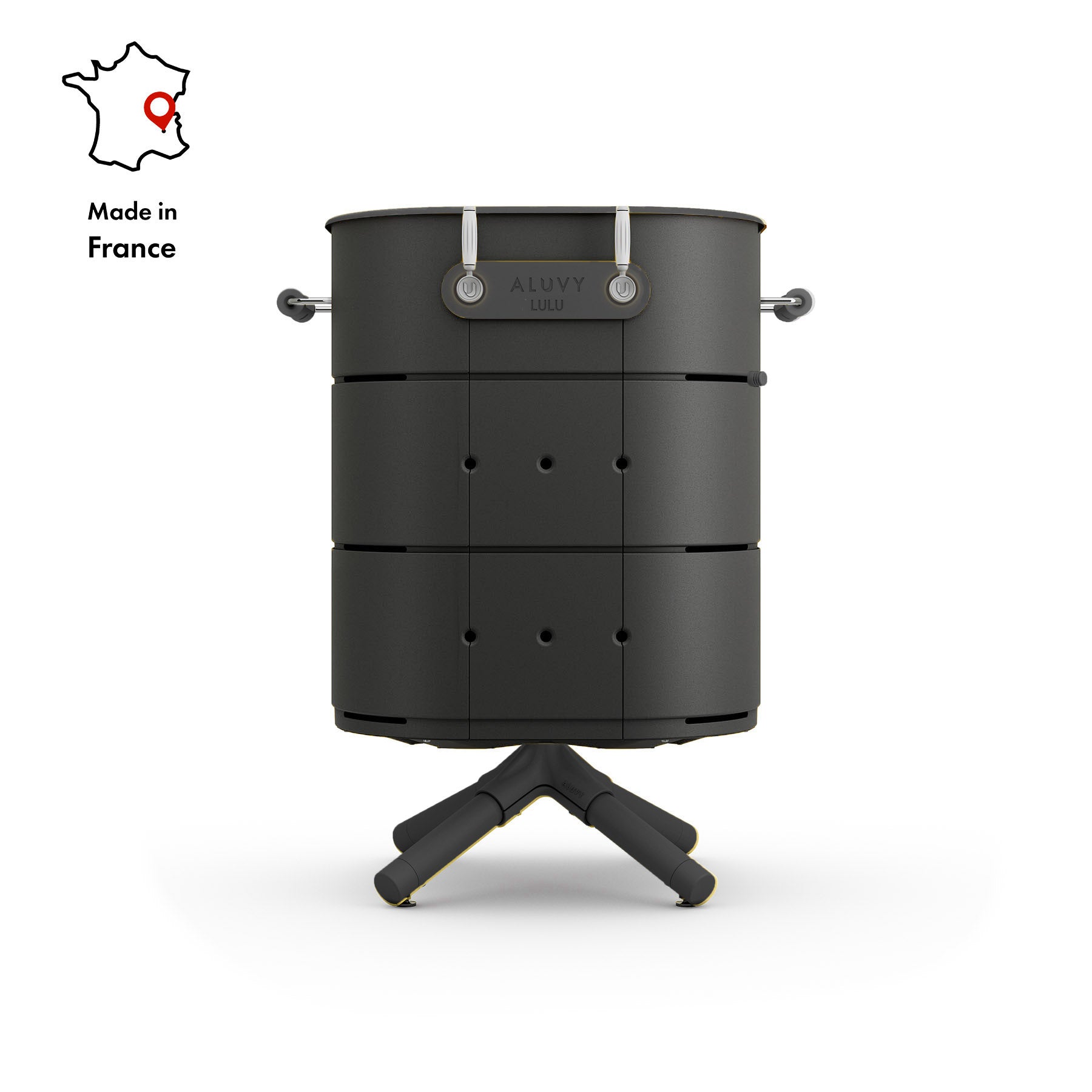 Barbecue au gaz Lulu, ALUVY, made in France et écoresponsable
