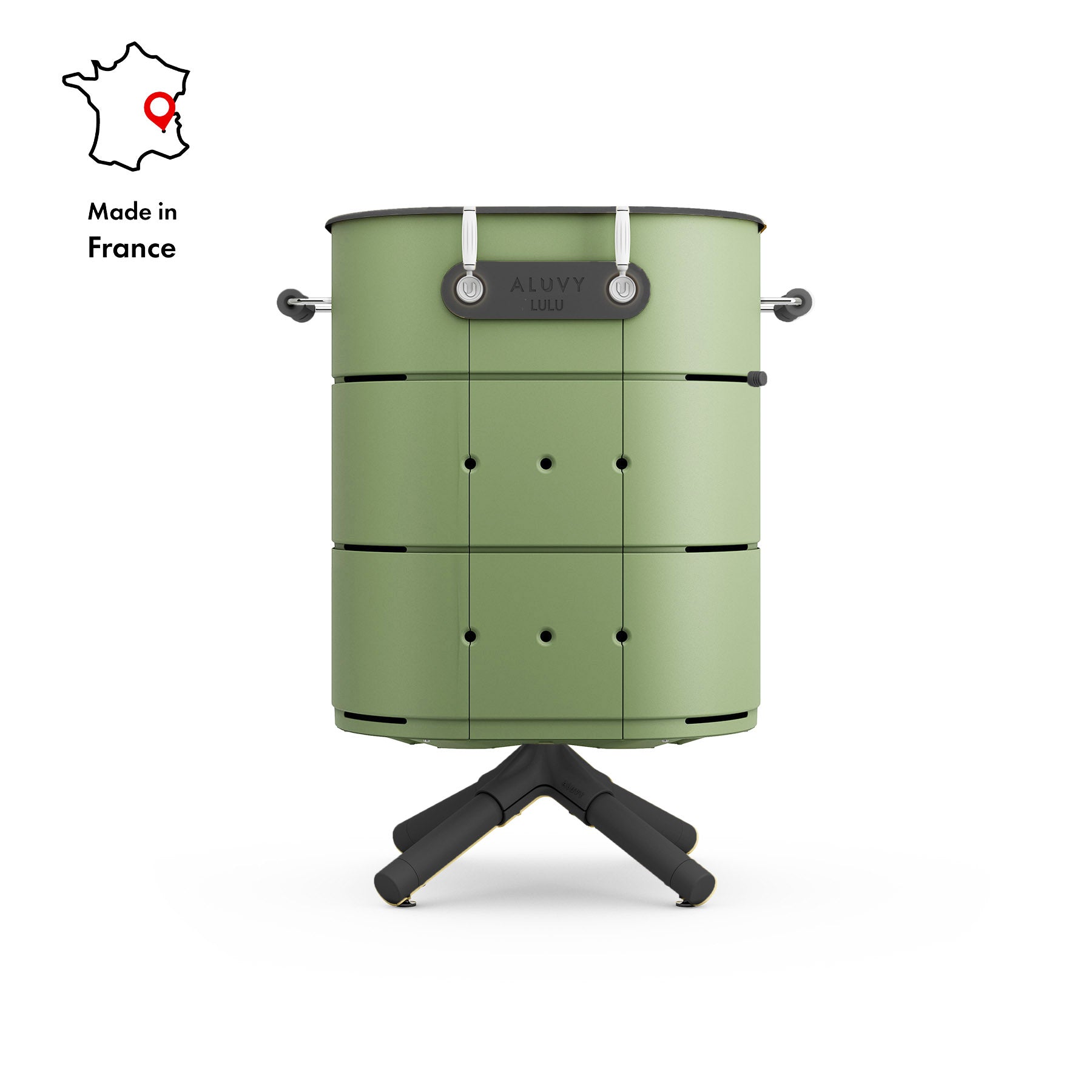 Barbecue au gaz Lulu, ALUVY, made in France et écoresponsable