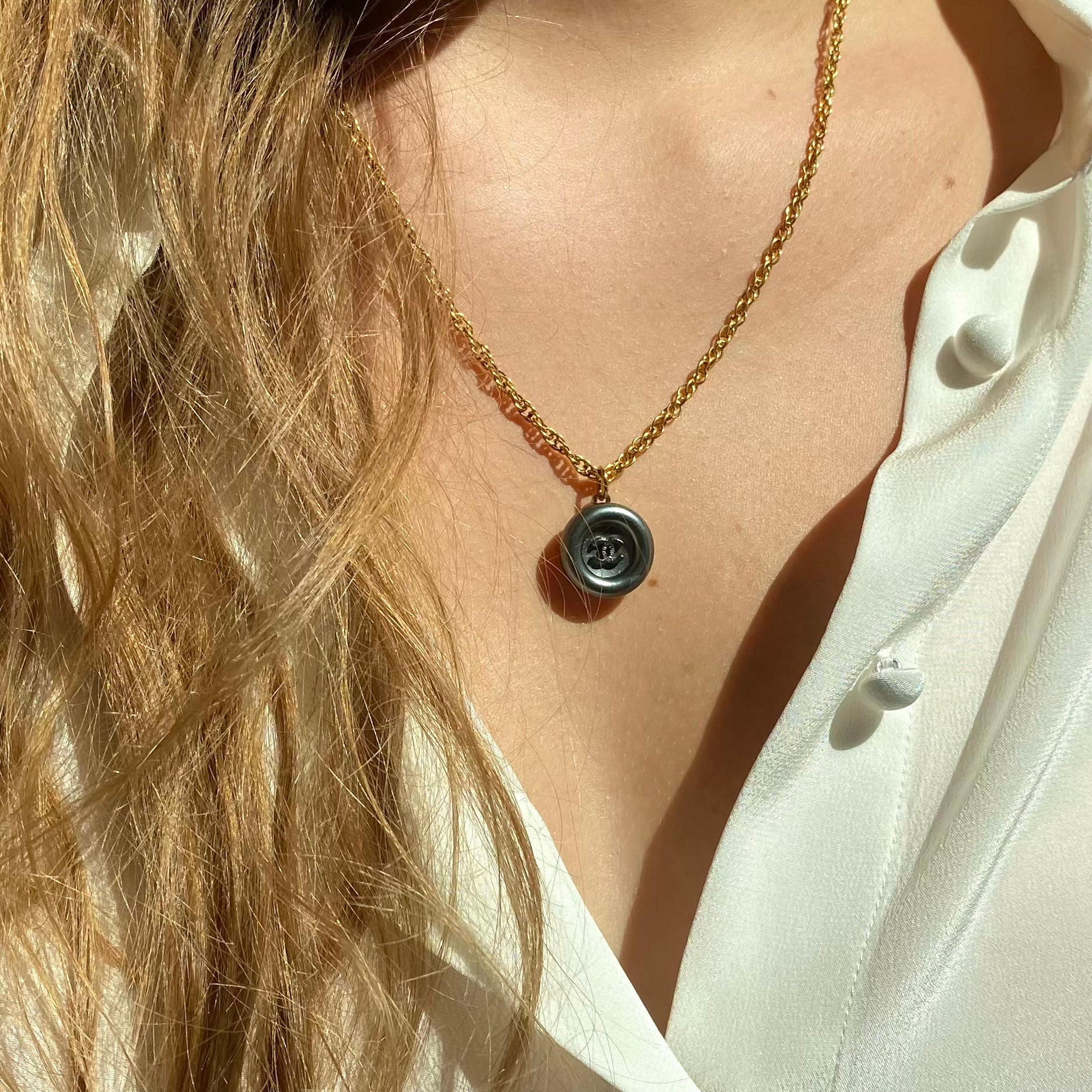 Collier Double C, GIGI PARIS, made in France