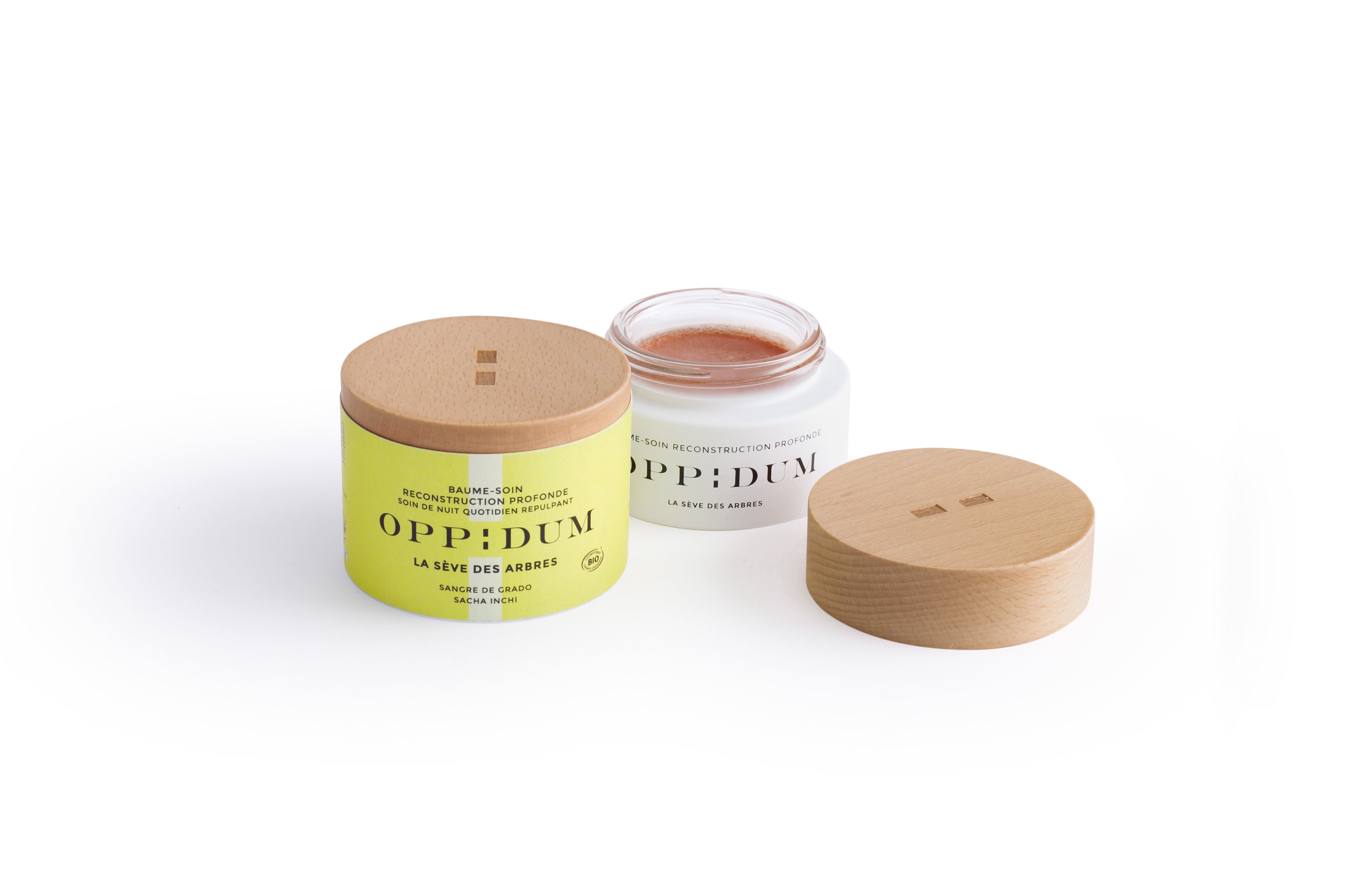 Baume soin Reconstruction La Sève des Arbres OPPIDUM soin cosmétique bio 100% français et écoresponsable.