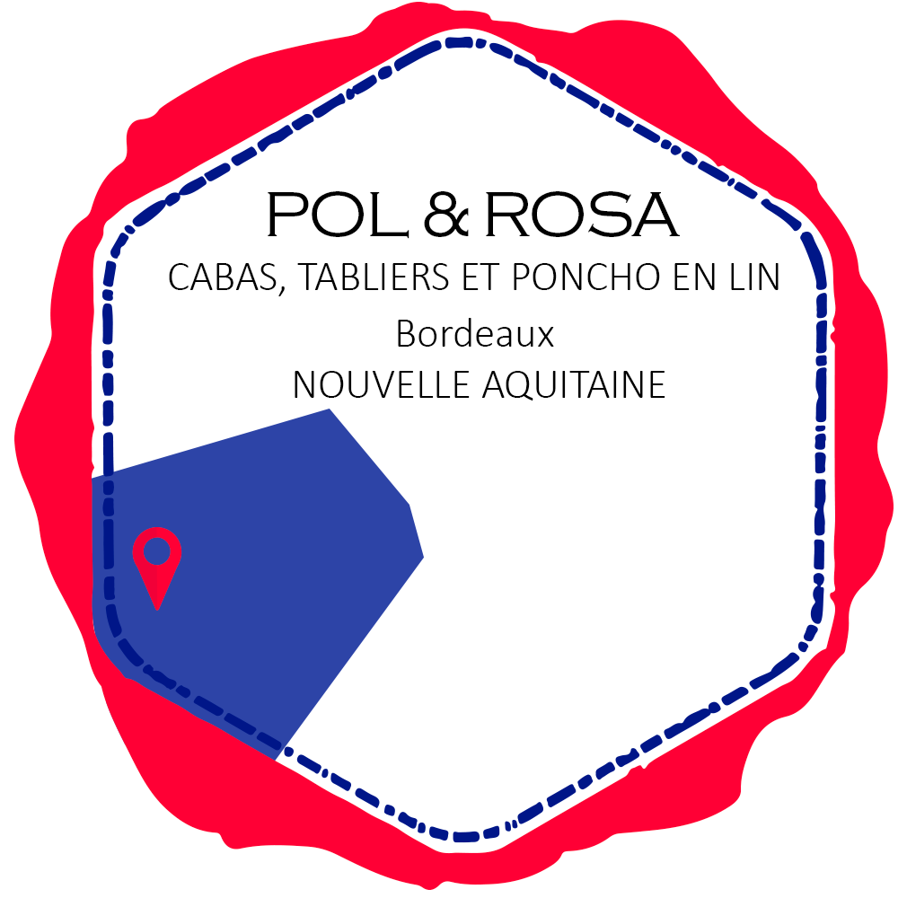 pol et rosa cabas , tabliers et ponchos de plage en lin made in france écoresponsables