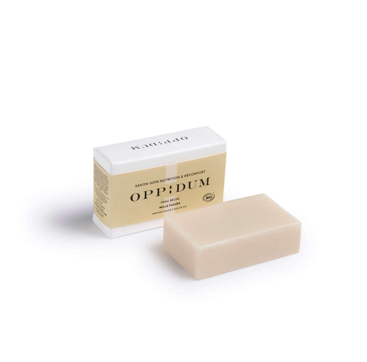 Savon-soin Mille Fleurs OPPIDUM bio 100% français et écoresponsable.