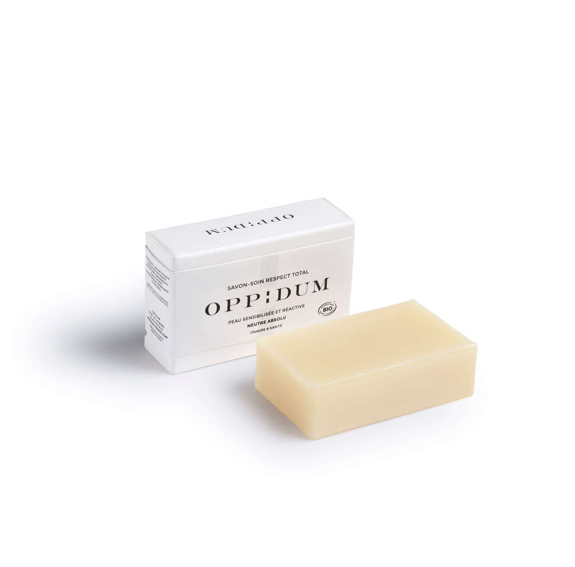 Savon soin Neutre Absolu OPPIDUM cosmétique bio 100% français et écoresponsable.