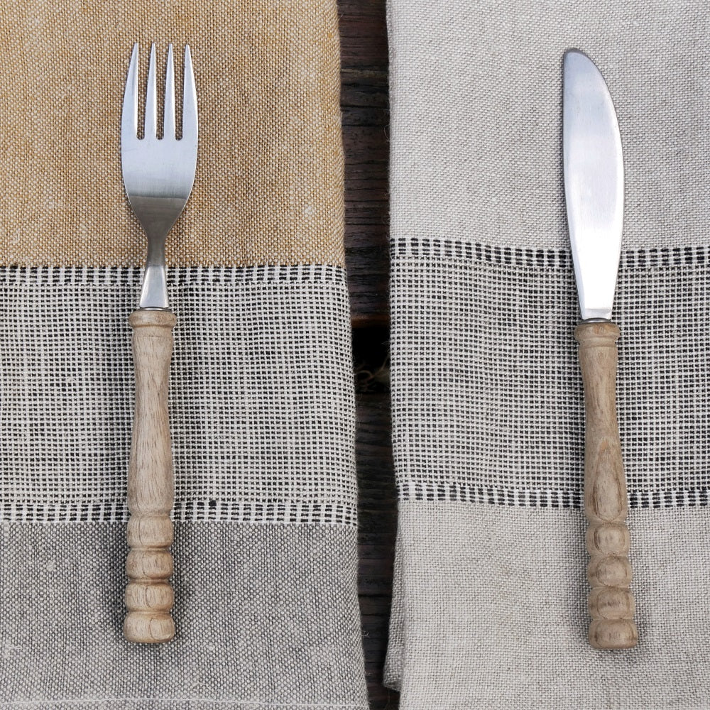 Serviette Rivoli CHARVET lin 100% français et écoresponsable.