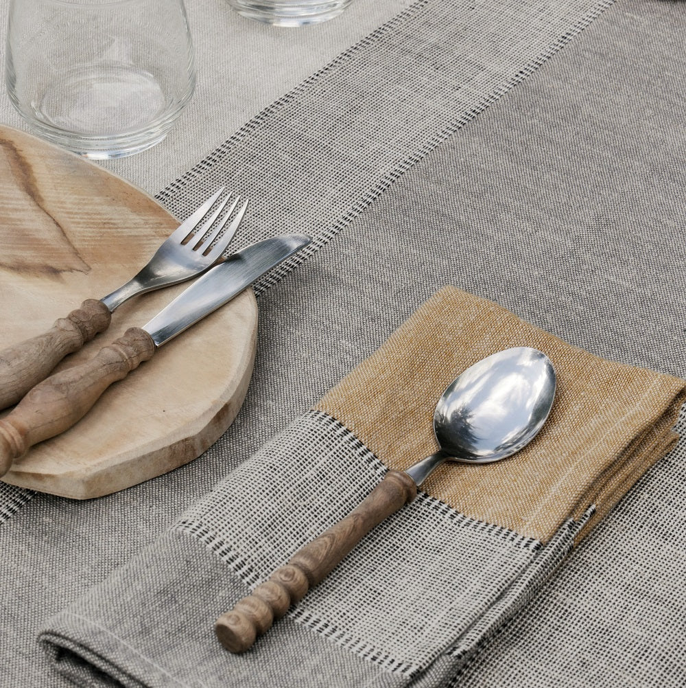 Nappe Rivoli CHARVET lin 100% français et écoresponsable.