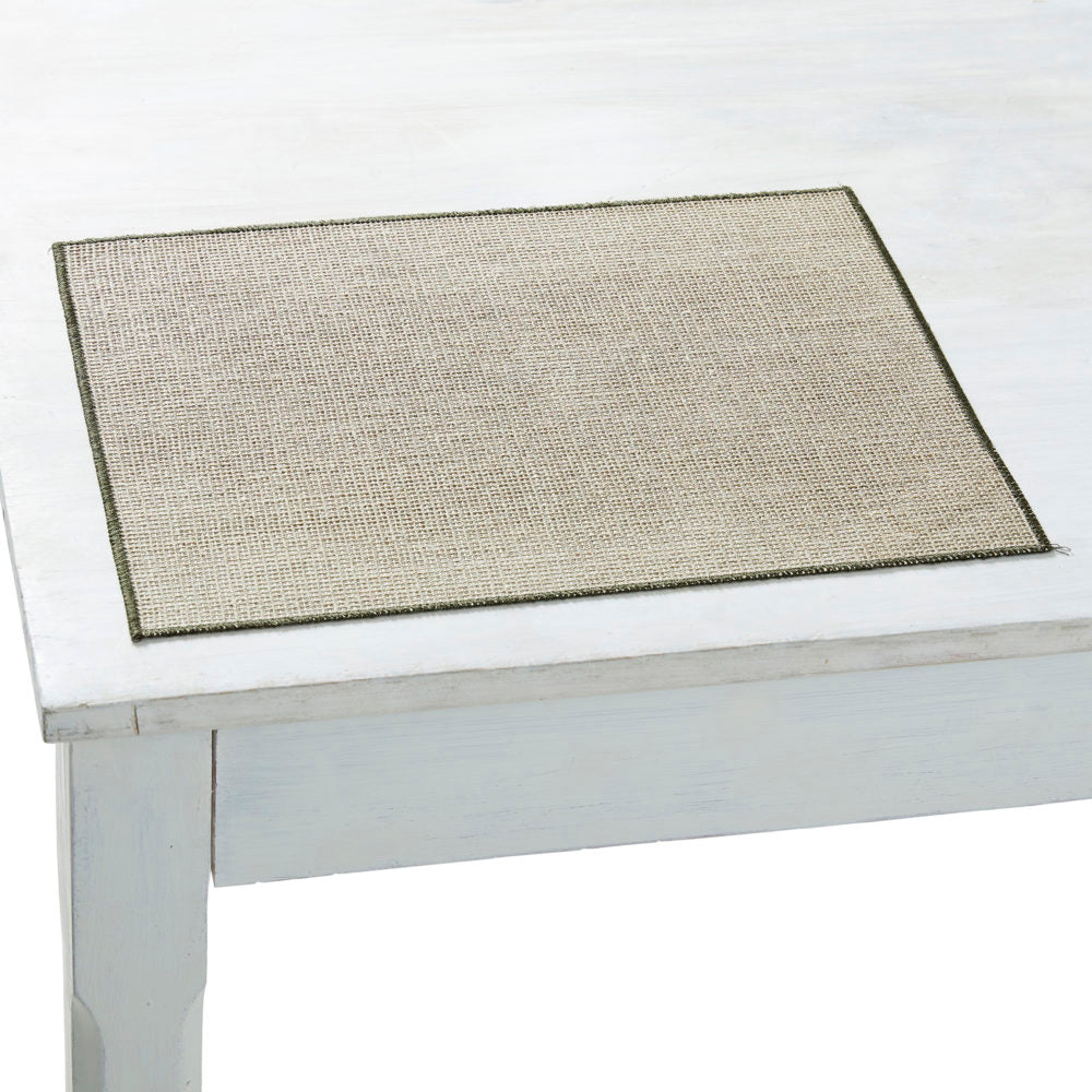 Set de table quadrille, CHARVET EDITIONS, made in France et écoresponsable