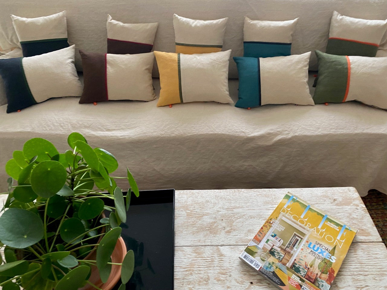 Coussins galons JOCELIN ET MARLAINE, made in France et écoresponsable