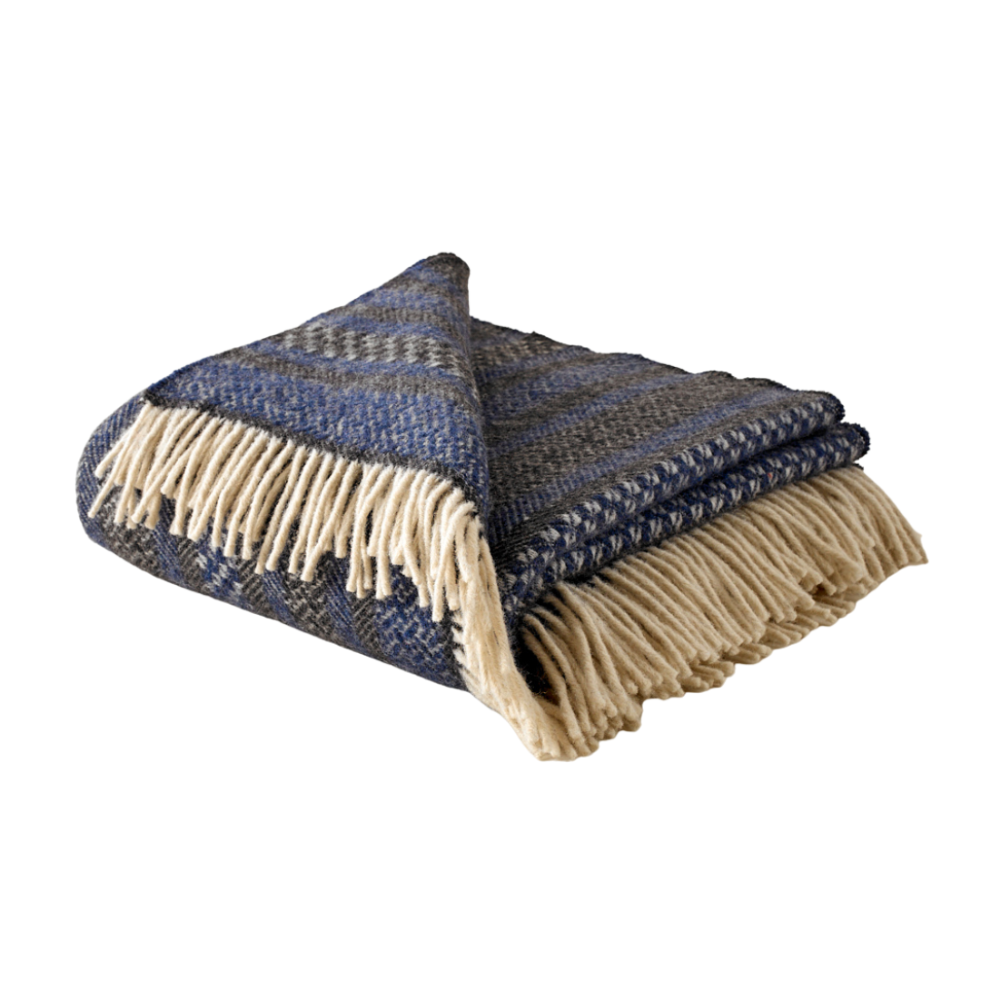 Plaid Erik en laine des Pyrénées, PLAID COCOONING, made in France et écoresponsable