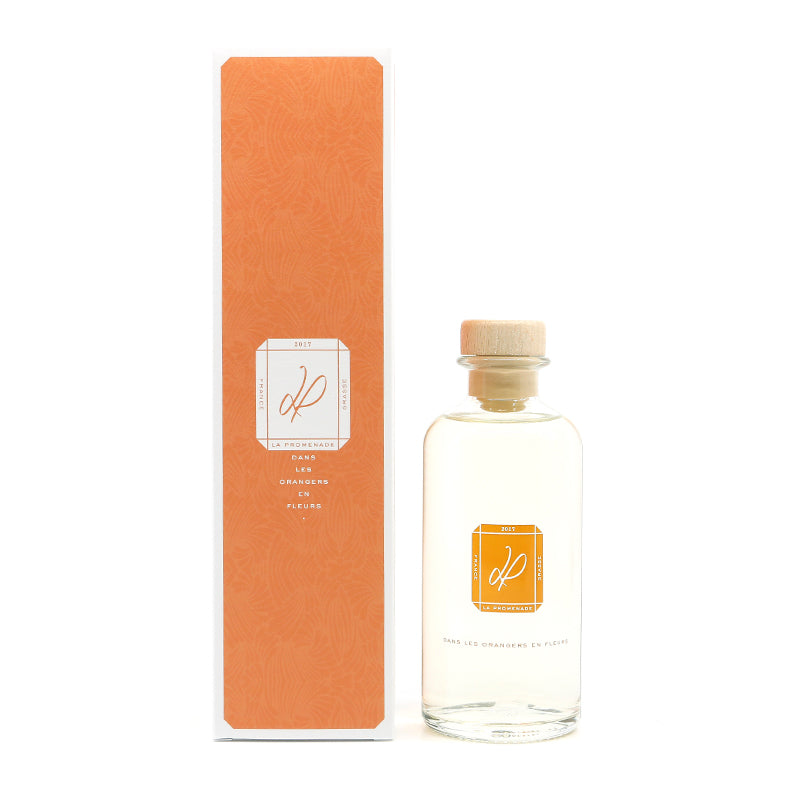 Diffuseur à la fleur d'oranger LA PROMENADE dans les orangers en fleurs 100% français et écoresponsable