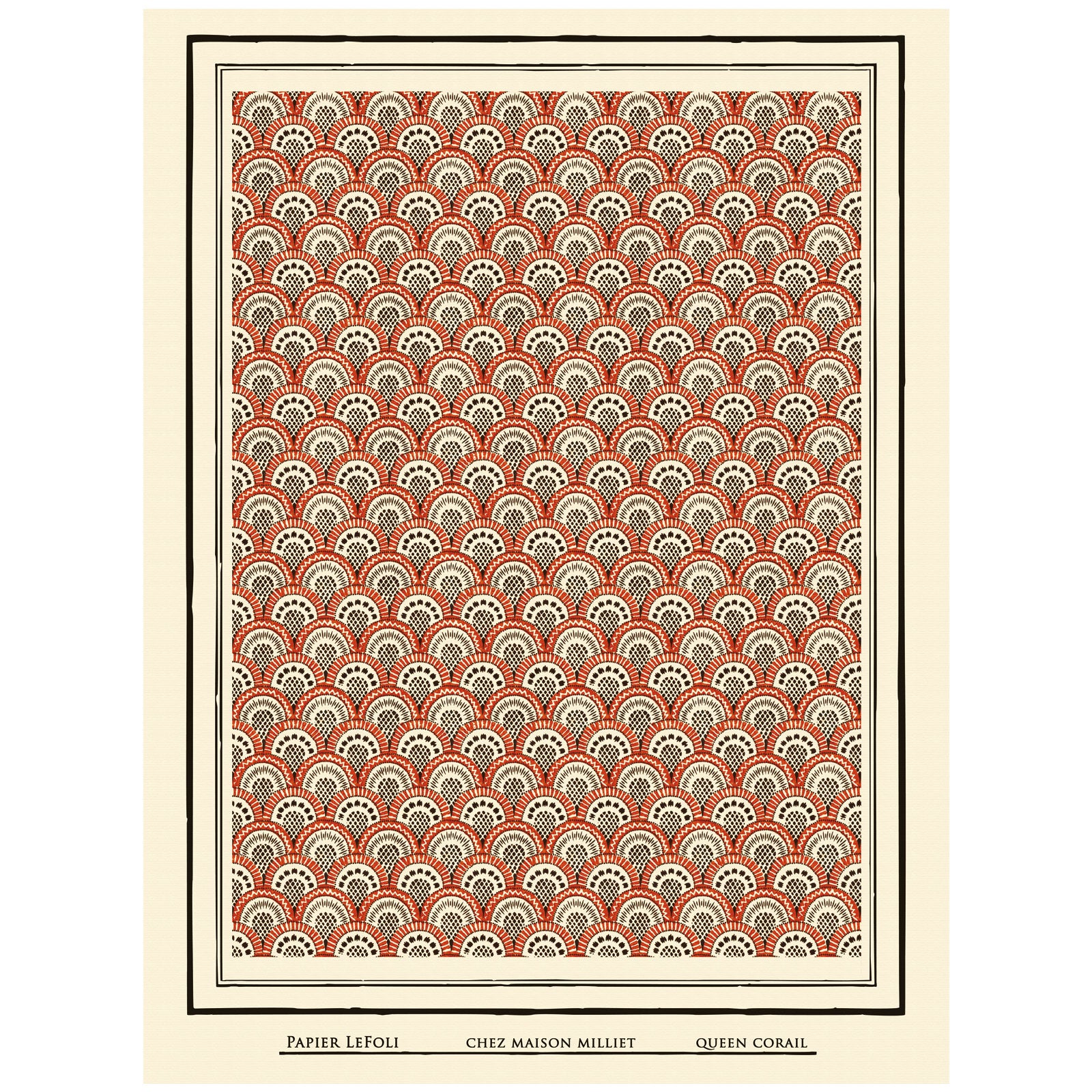 Papier Le Foli Queen 30*40 MAISON MILLIET 100% français et écoresponsable.