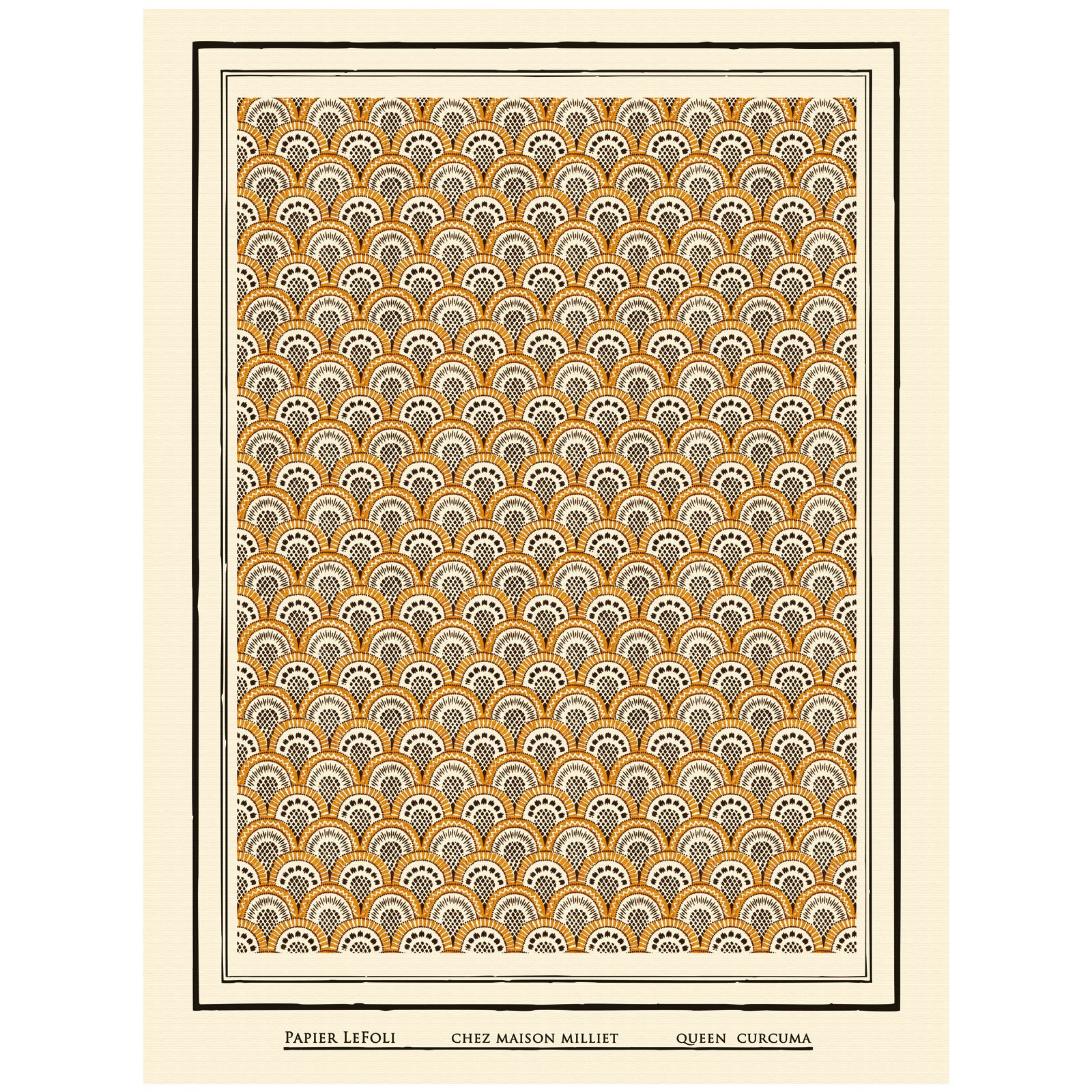 Papier Le Foli Queen 30*40 MAISON MILLIET 100% français et écoresponsable.
