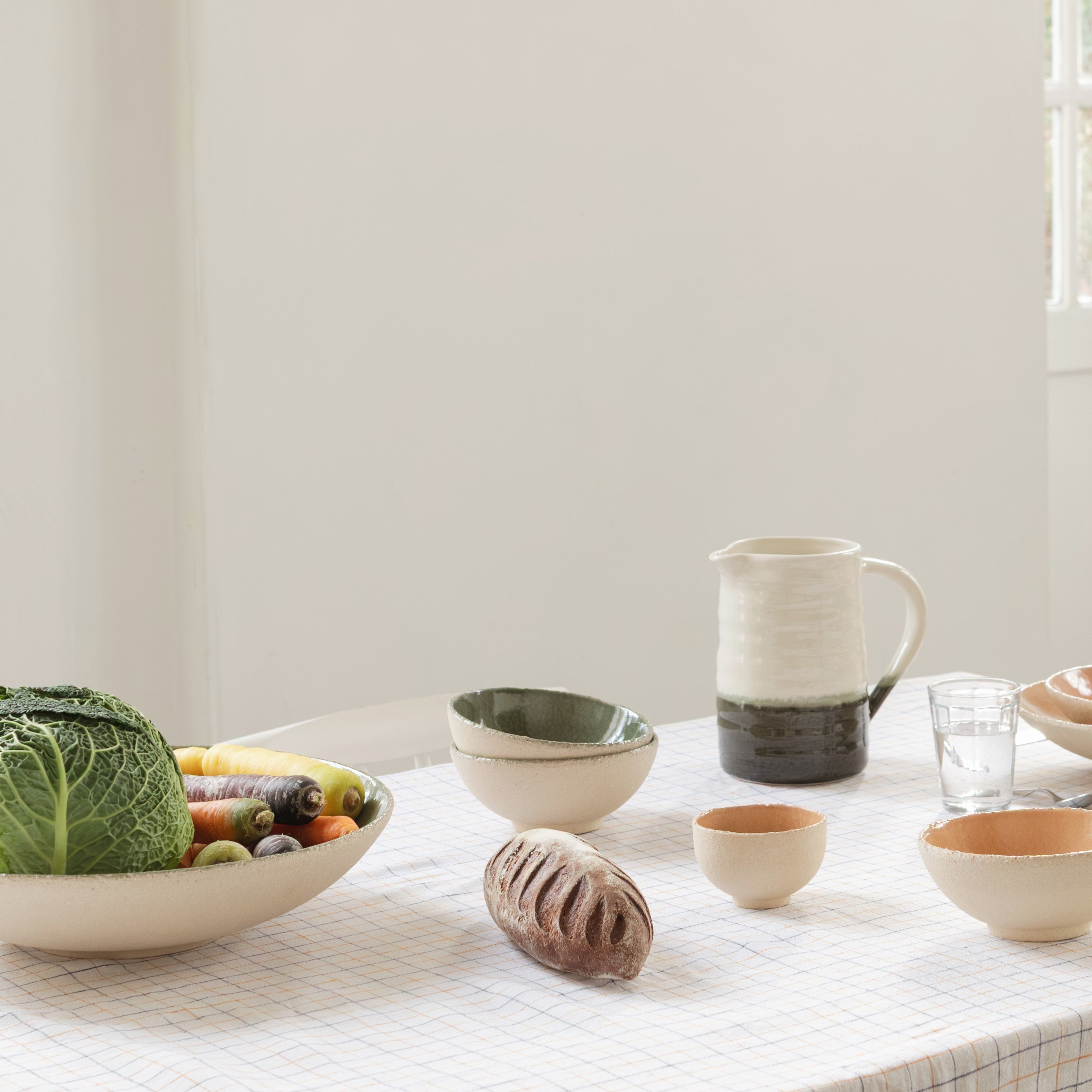 Pichet Dashi Vert Olive JARS CERAMISTES made in France