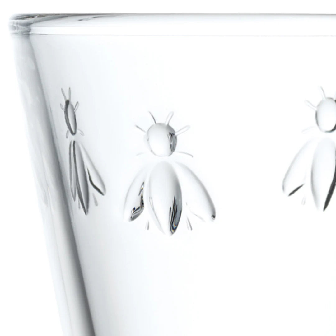 Set of 6 Abeille champagne flutes