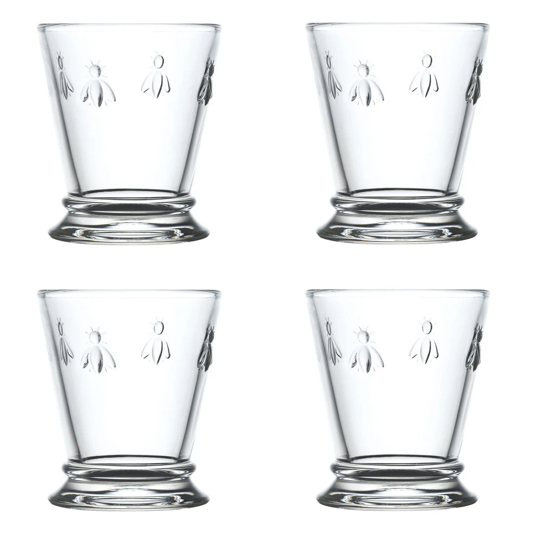 Set de 4 Verres Gobelets Abeille