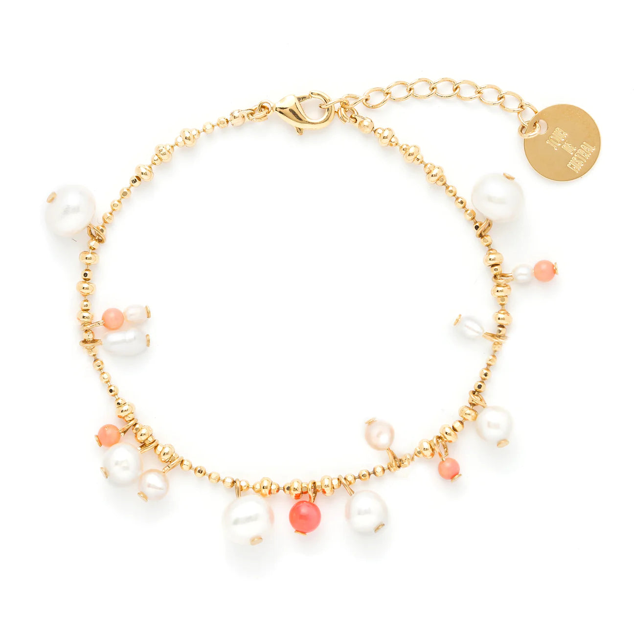 Bracelet perles de couleurs made in France JOUR DE MISTRAL