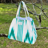 Indigo Blue Large Shopping Bag