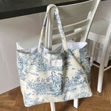Indigo Blue Large Shopping Bag