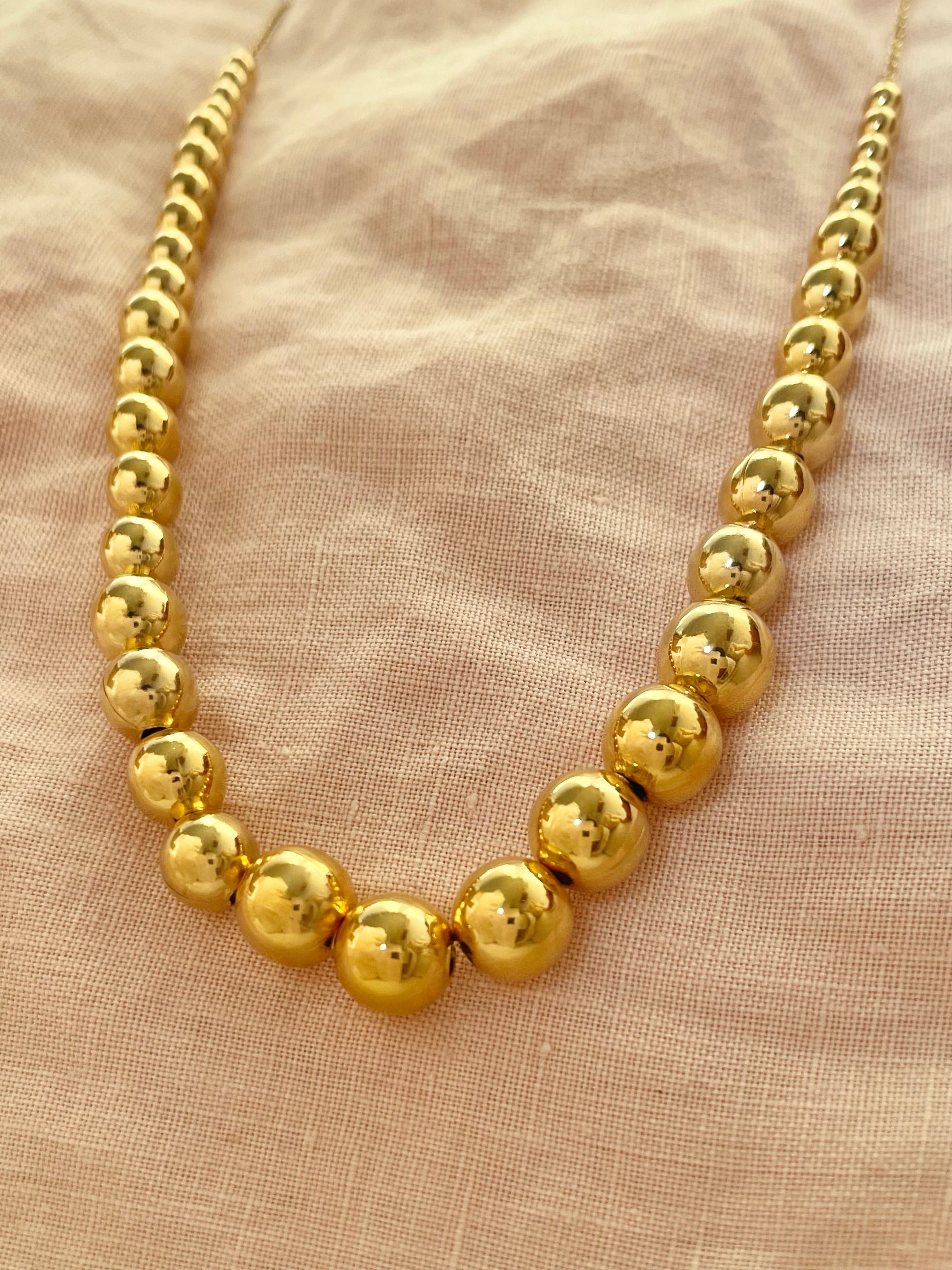 Collier perles d'or made in France