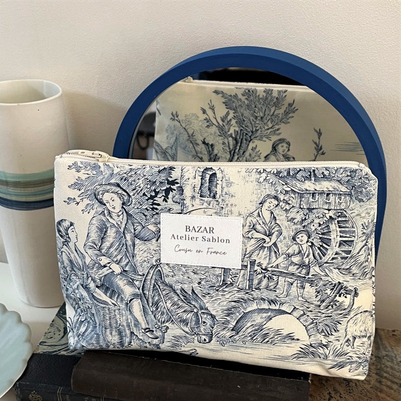 Indigo Blue Large Shopping Bag