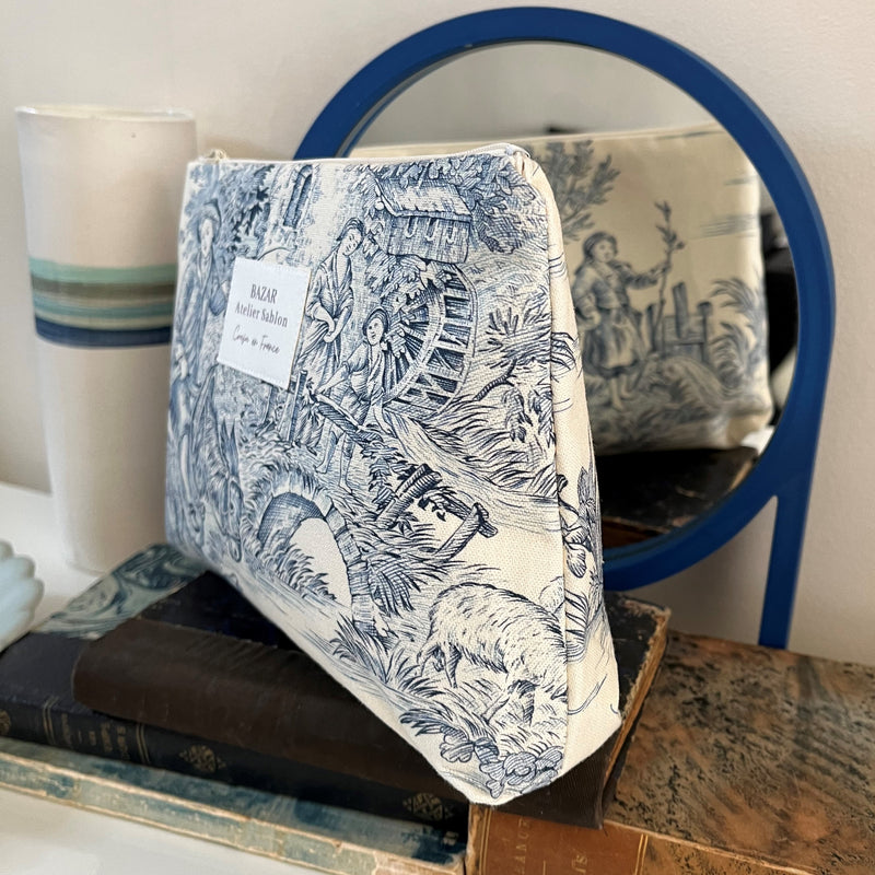 Indigo Blue Large Shopping Bag