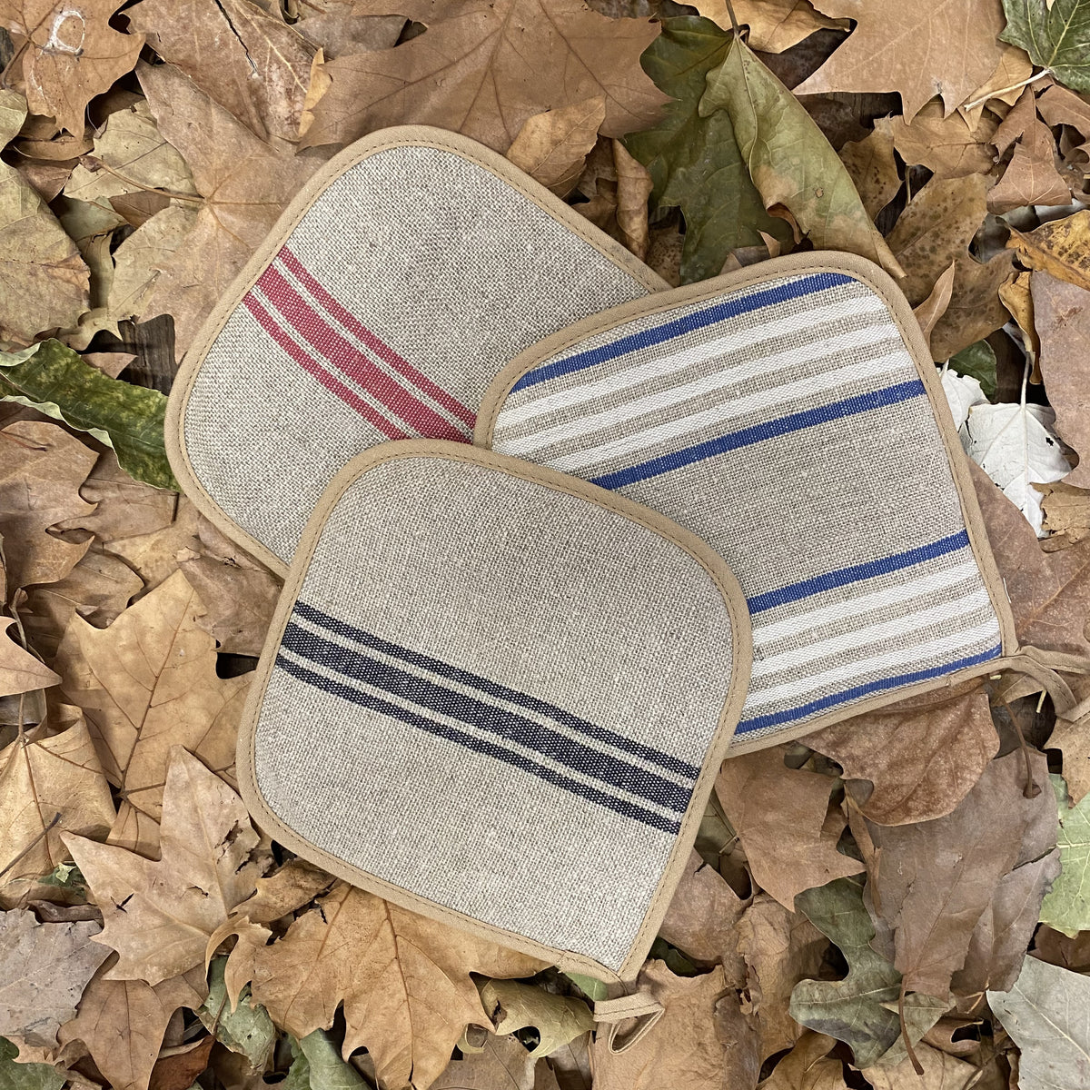 Monogram Linen Pot Holder