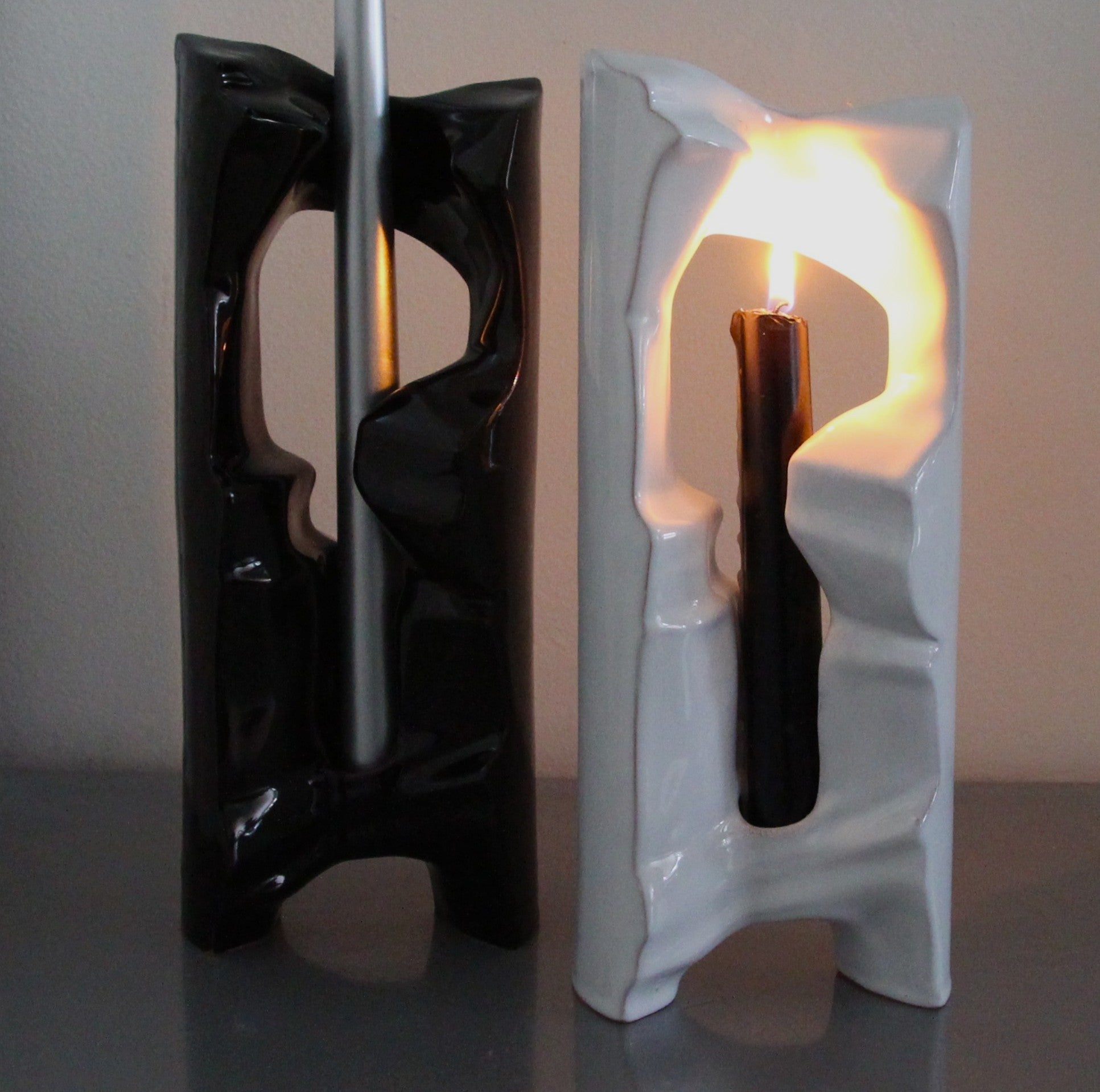 Bougeoir Canyon Blanc