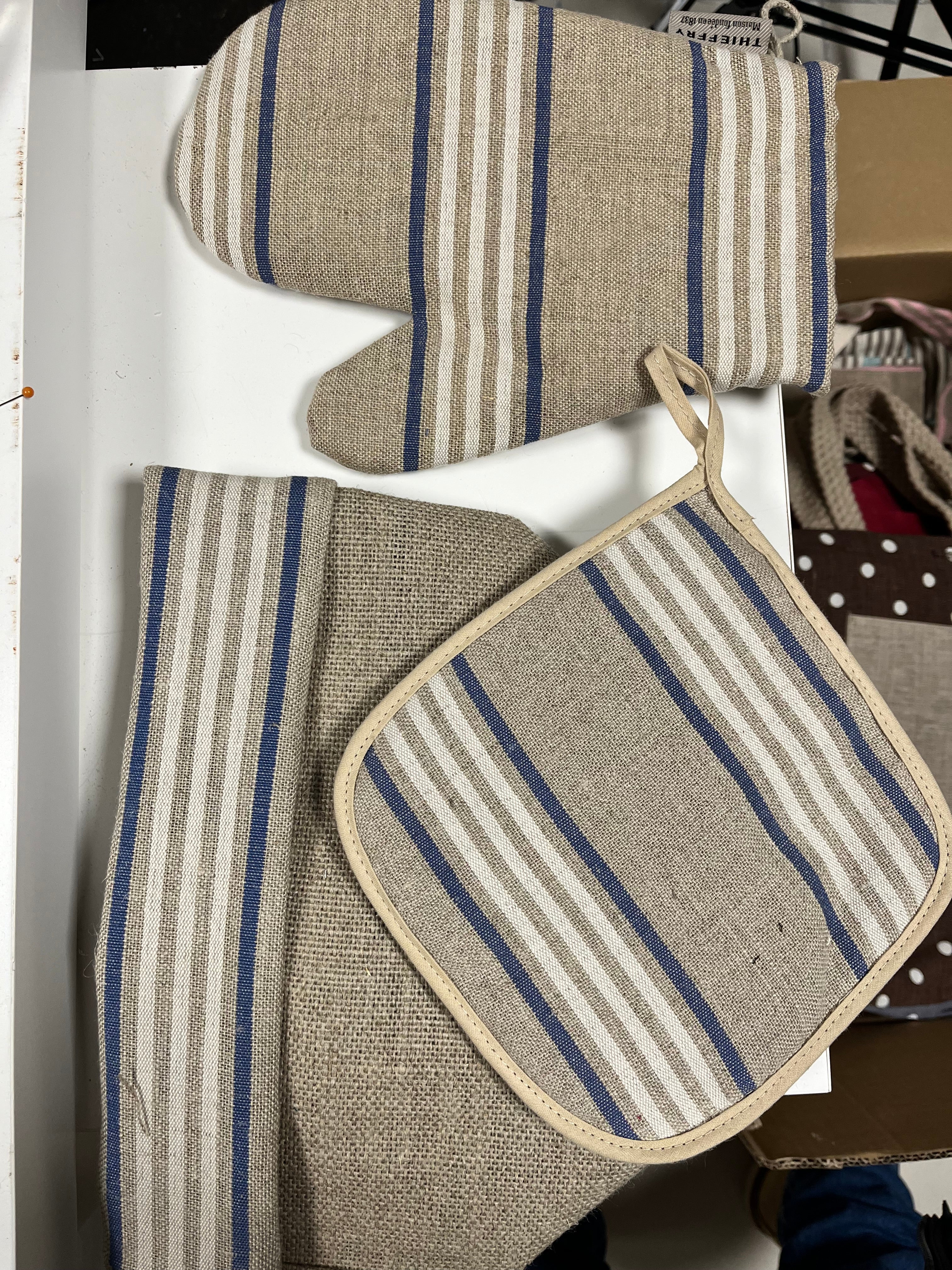 Gant et manique en lin HARDELOT made in France