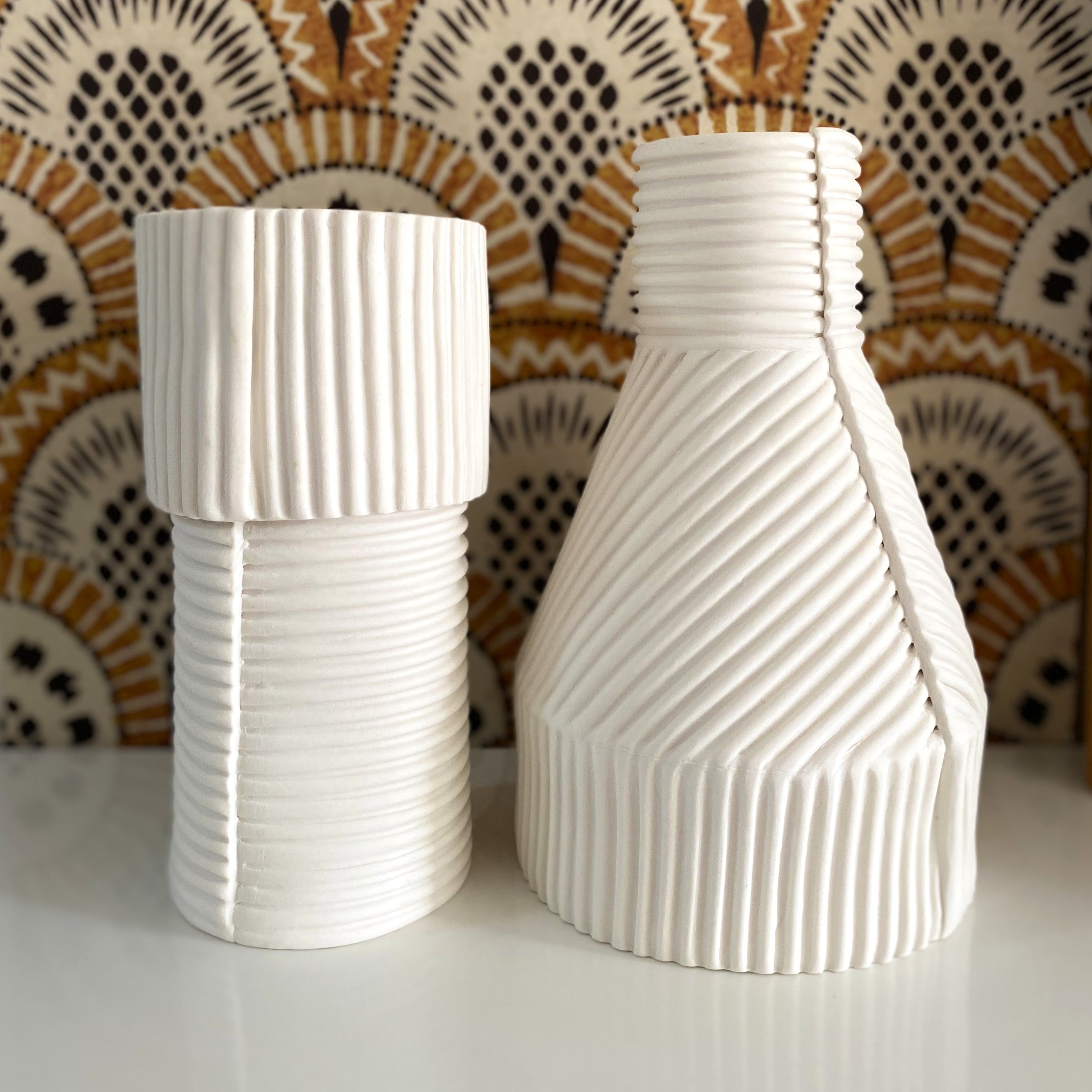 vase biscuit de porcelaine made in france fanny laugier