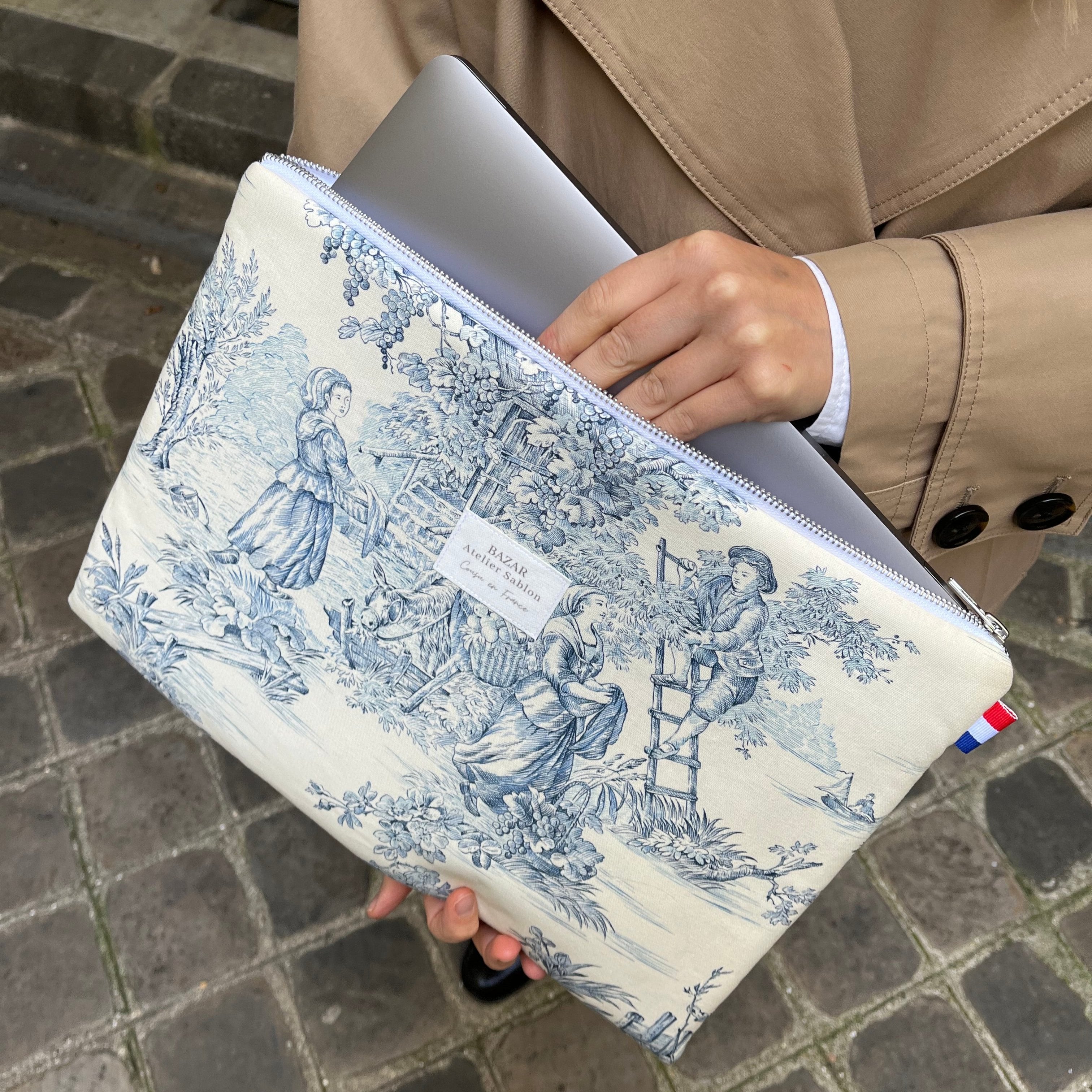 Pochette ordinateur Jouy de Fruits