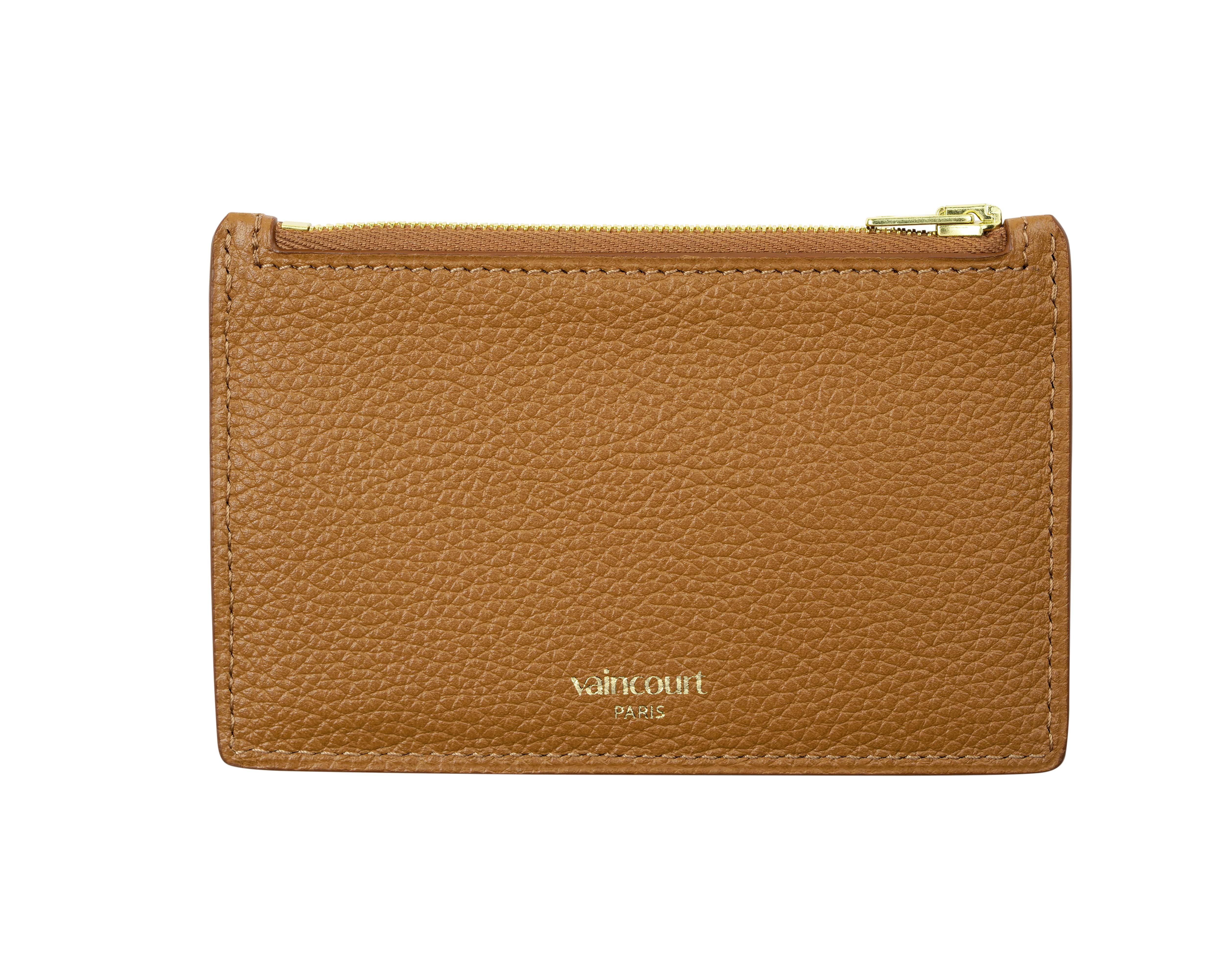 Porte cartes en cuir grainé l'Essentiel made in France