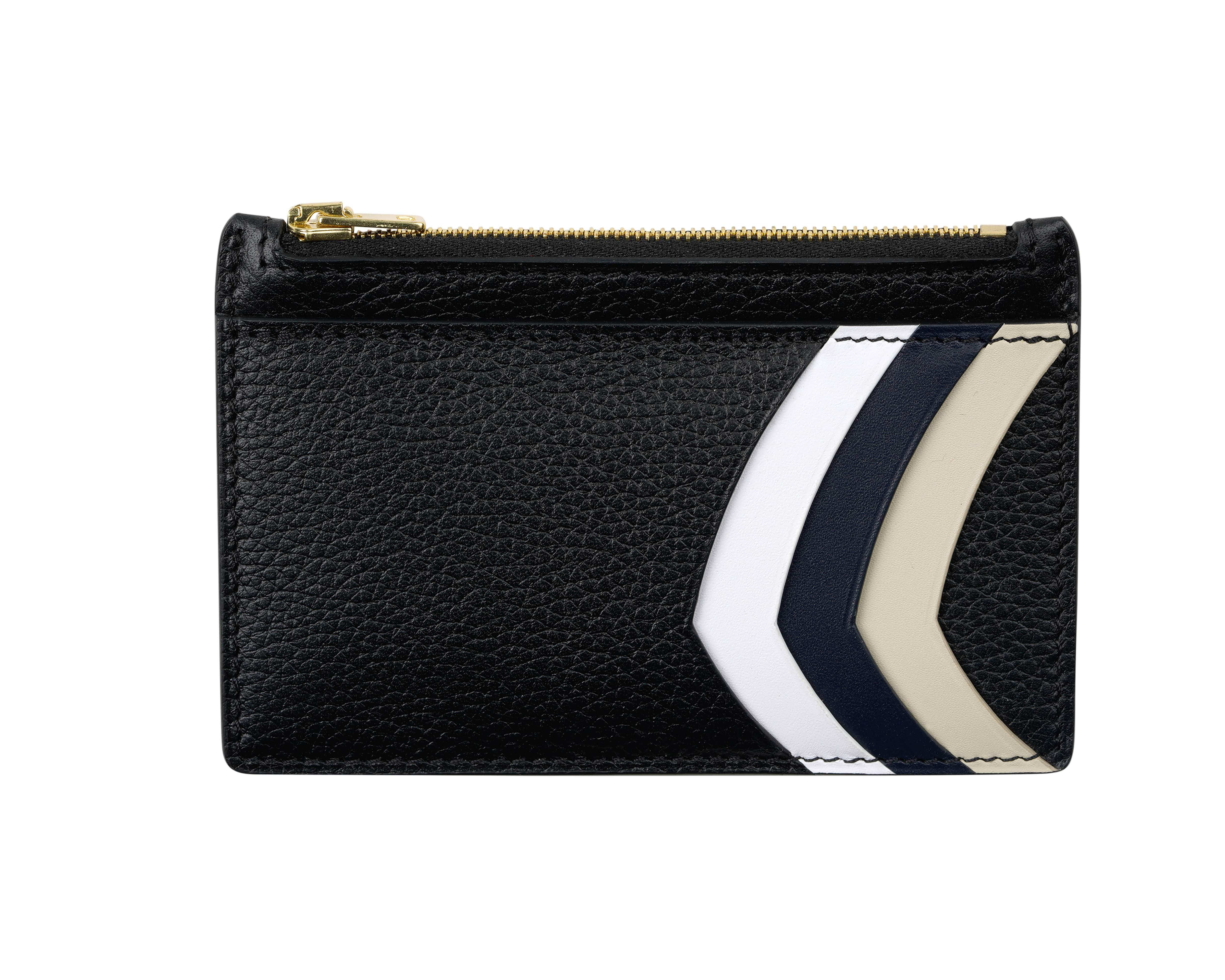 Porte-cartes zippé en cuir VAINCOURT made in France