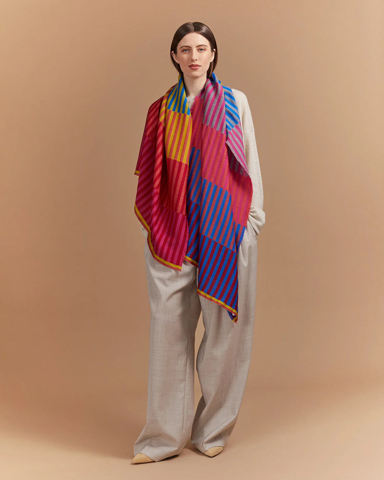Echarpe Laine et soie made in France