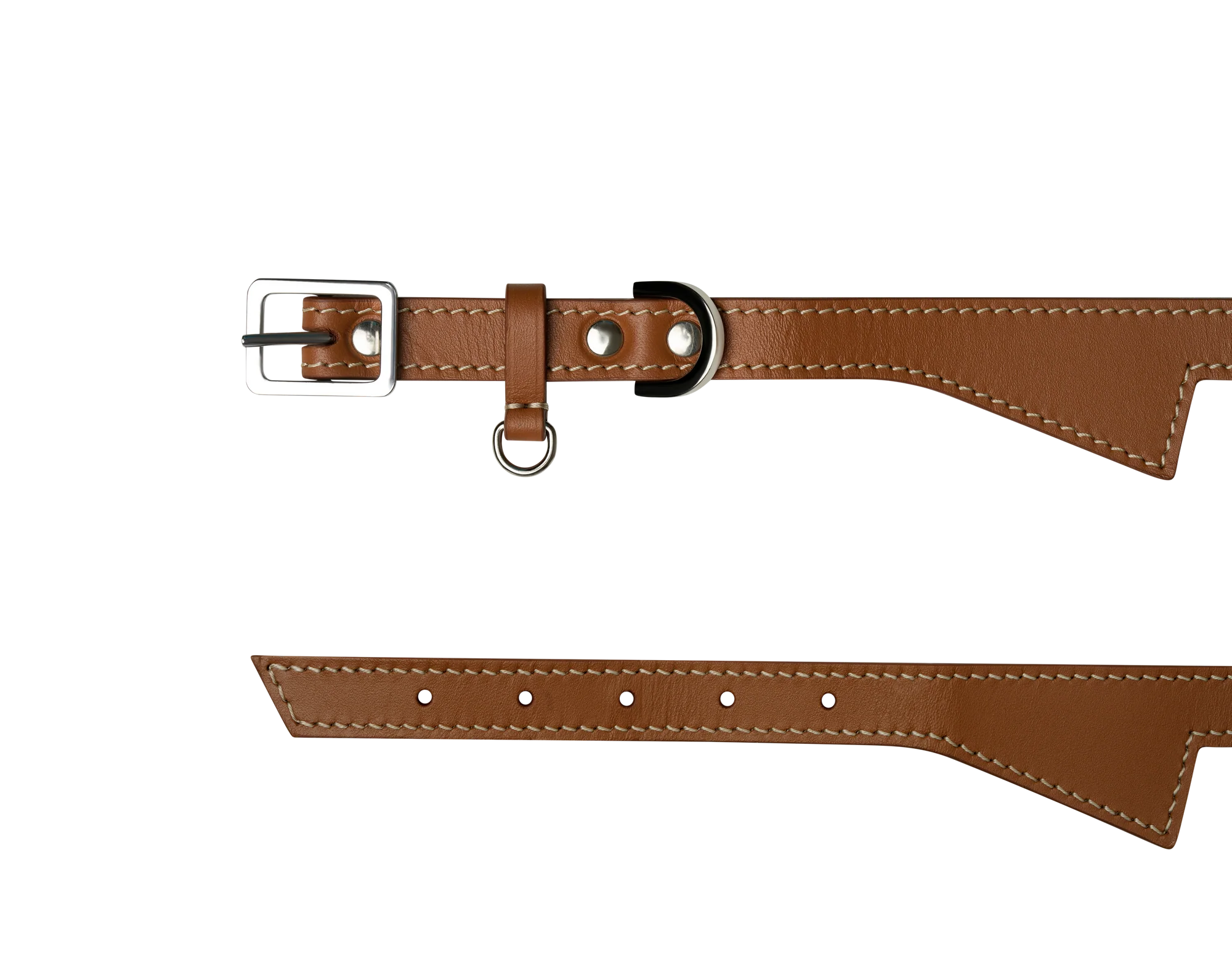 Collier de chien en cuir made in France