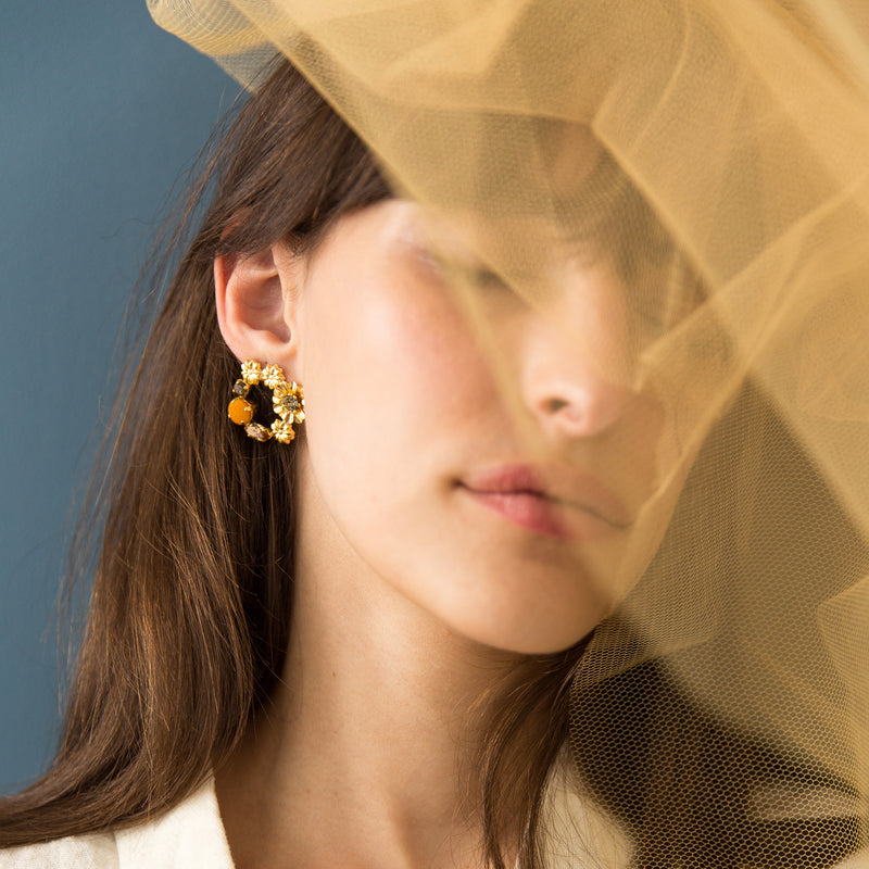 boucles d'oreilles cosmos made in france