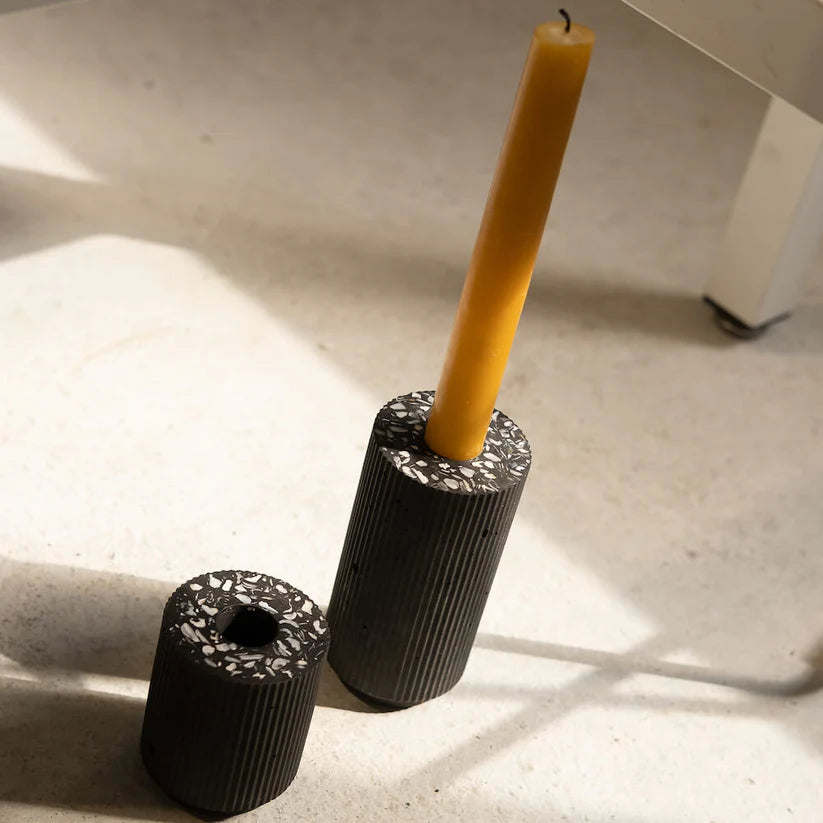 Colosse Black candleholder