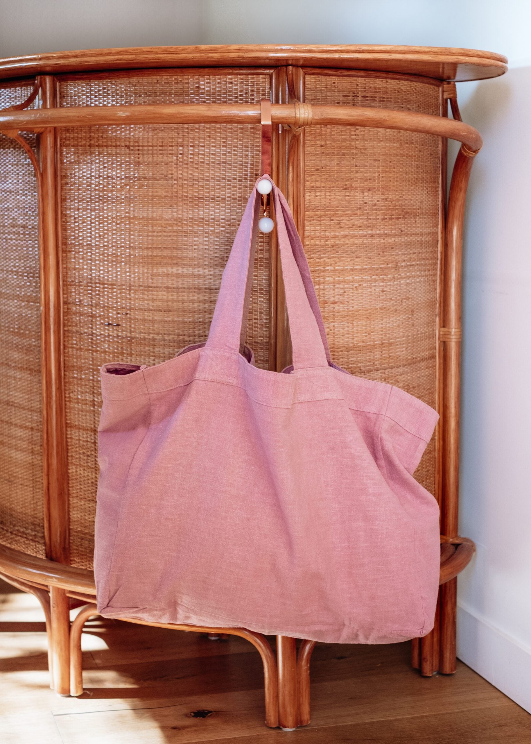 Grand Cabas Bois de Rose