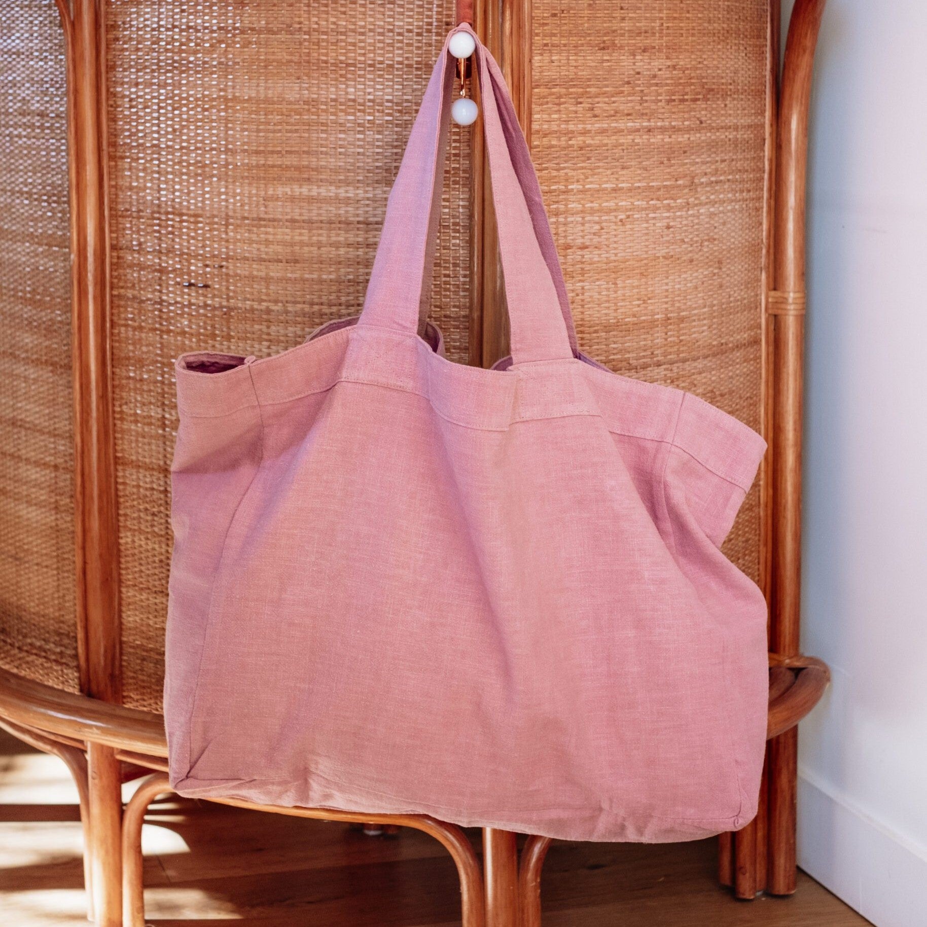 Cabas en lin made in France