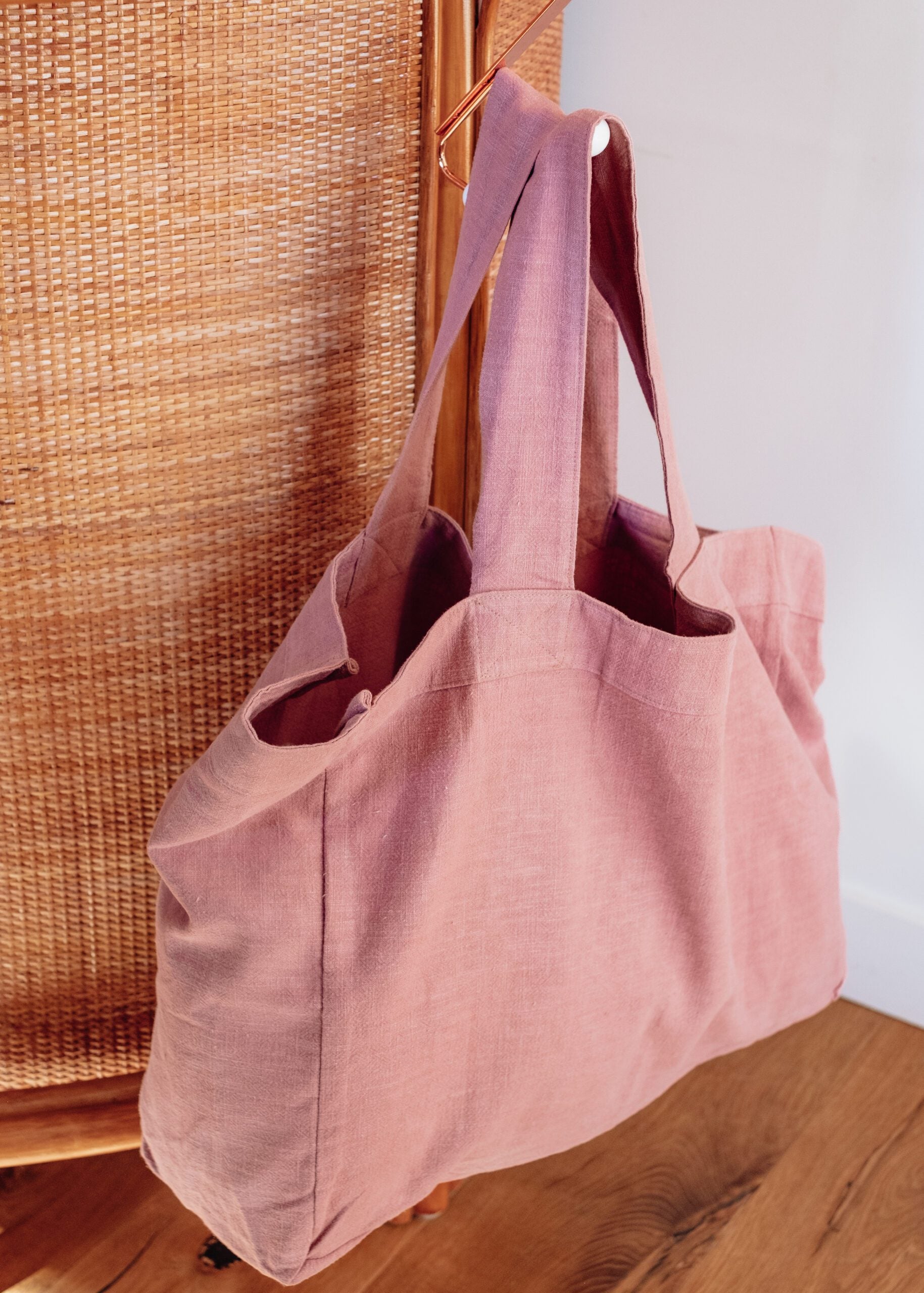 Grand Cabas Bois de Rose