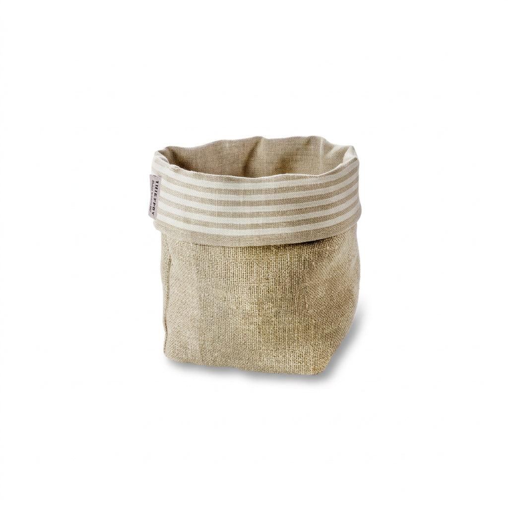 Panière en lin made in France