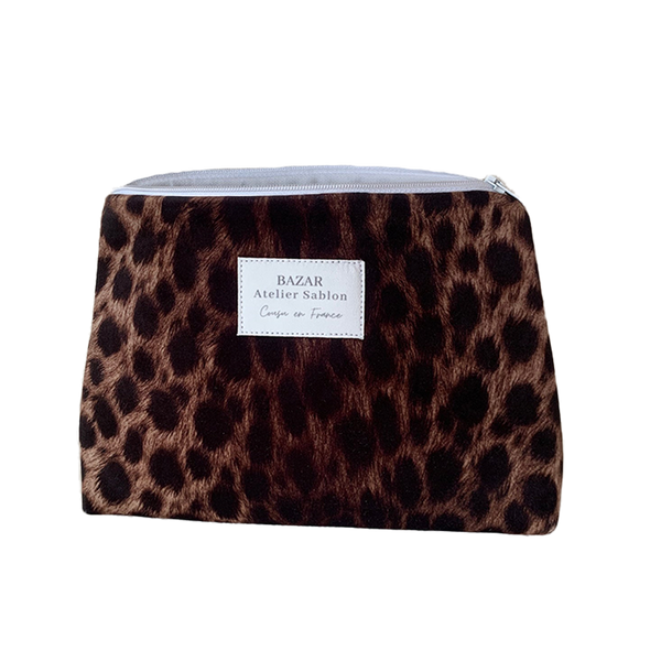 Pochette Pile Poil BAZAR ATELIER SABLON made in France